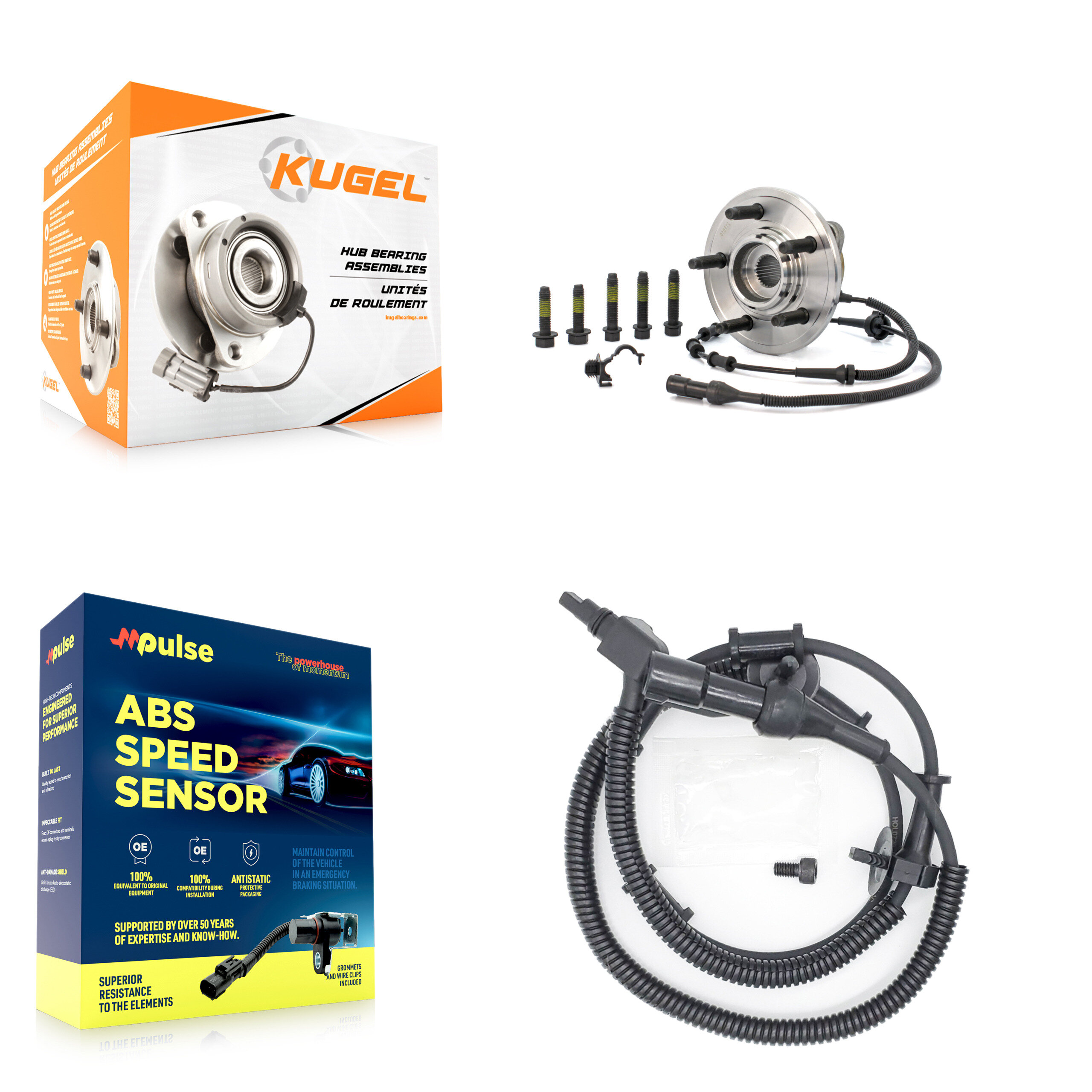 Kugel - K7S-100111 - Front Wheel Bearing and Hub Assembly Kits