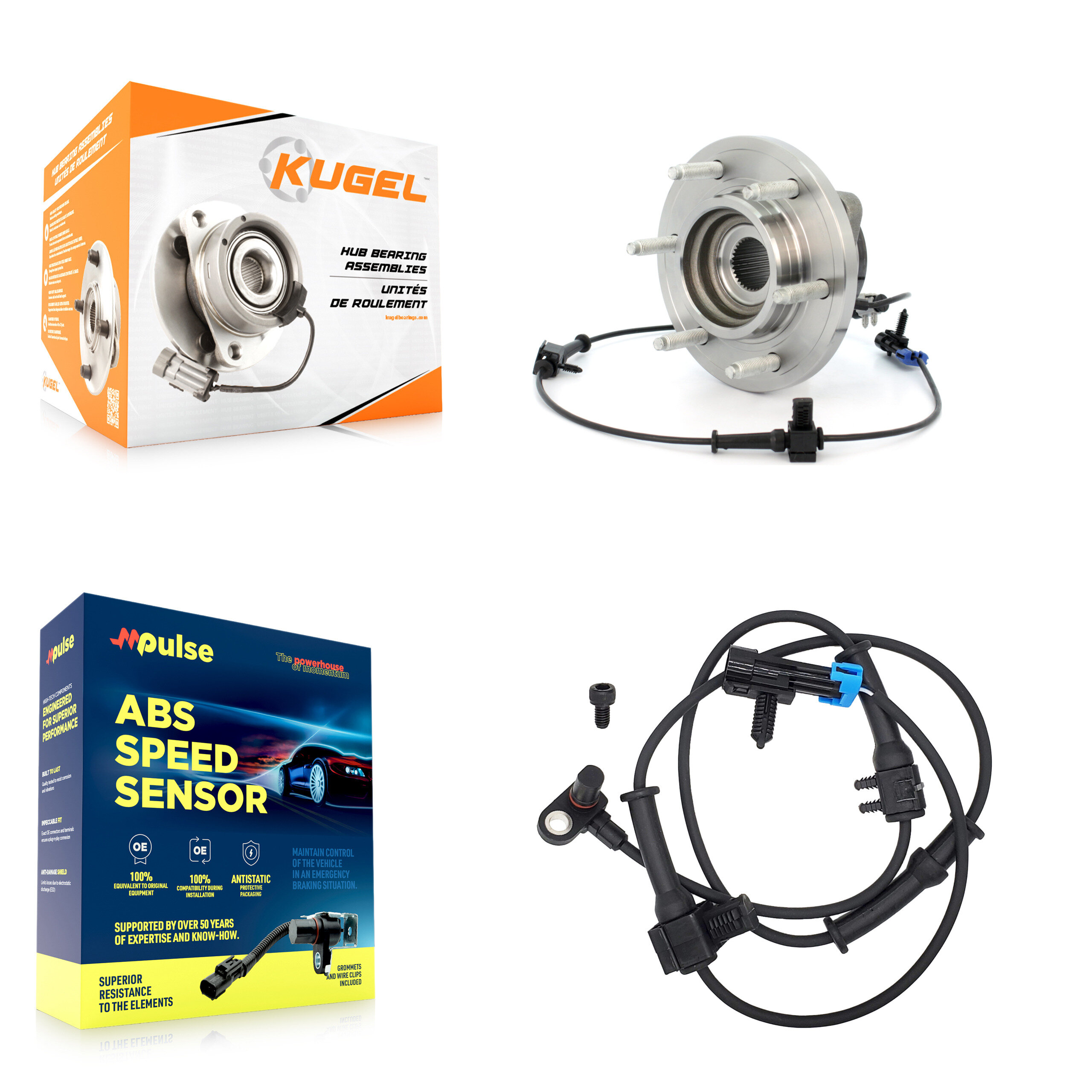 Kugel - K7S-100157 - Front Wheel Bearing and Hub Assembly Kits