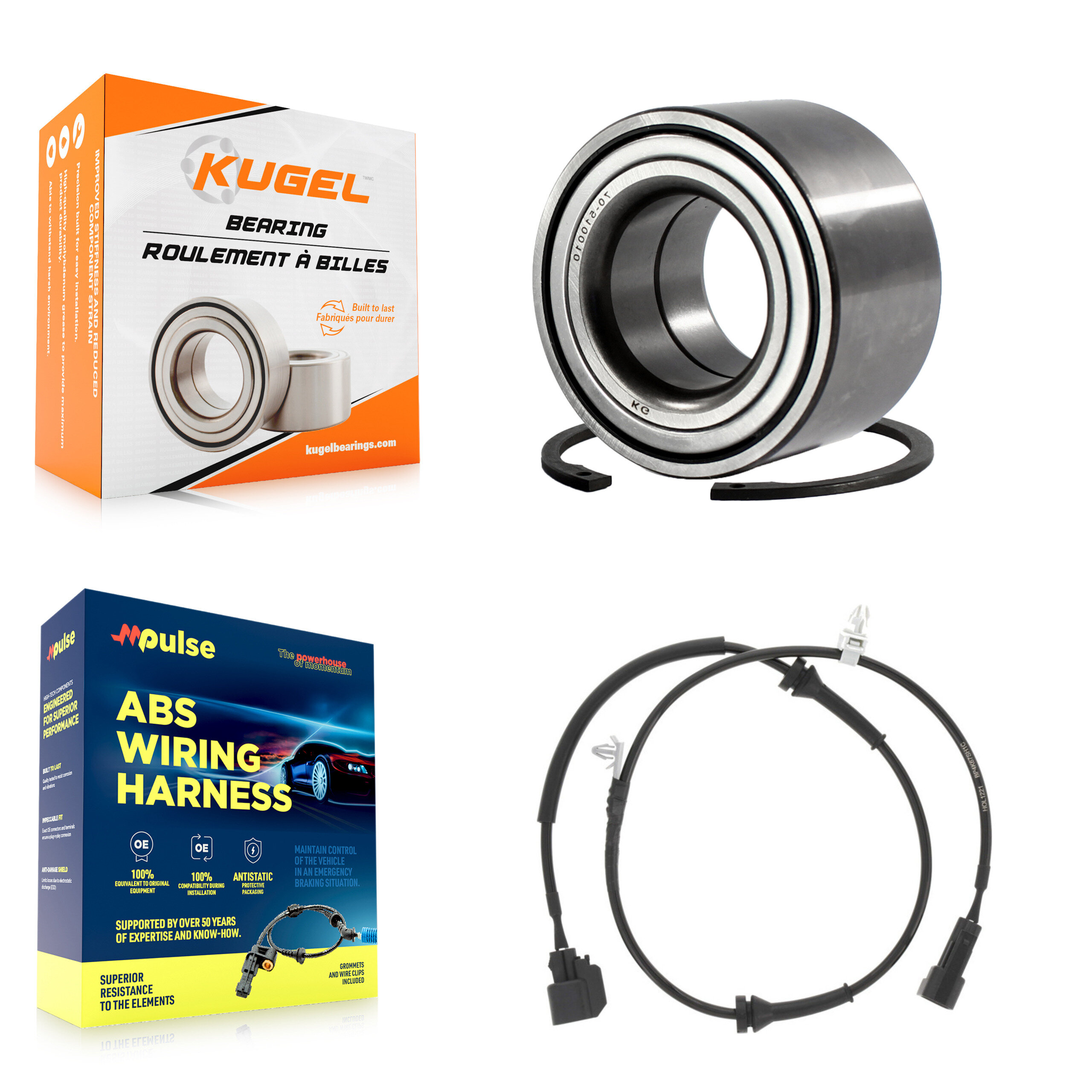 Kugel - K7S-100250 - Front Wheel Bearing Kits