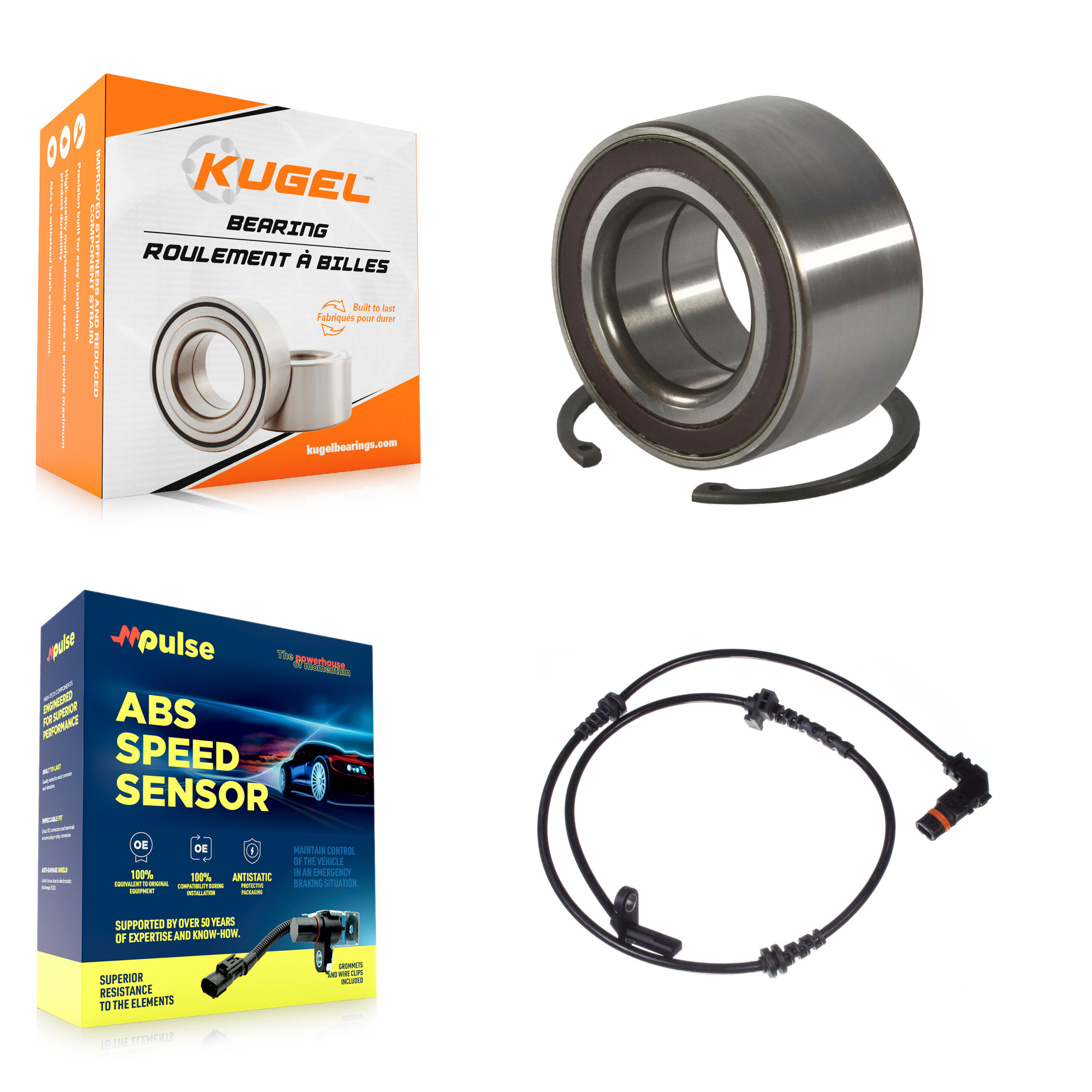 Kugel - K7S-100255 - Front Wheel Bearing Kits
