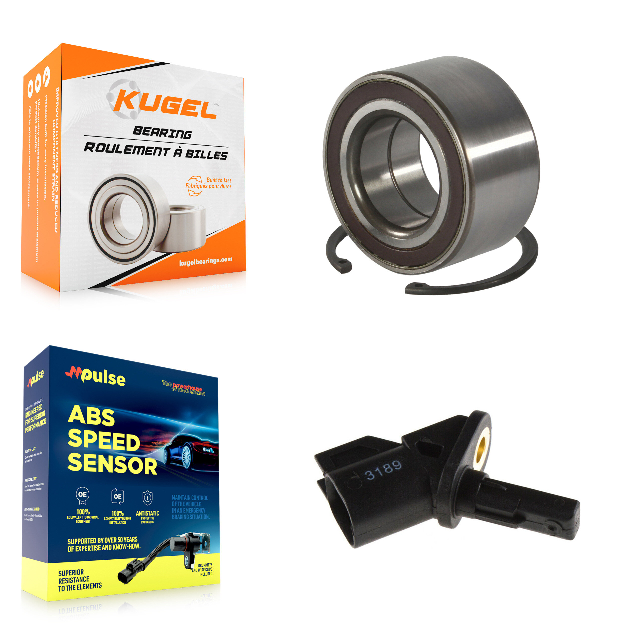 Kugel - K7S-100274 - Front Wheel Bearing Kits