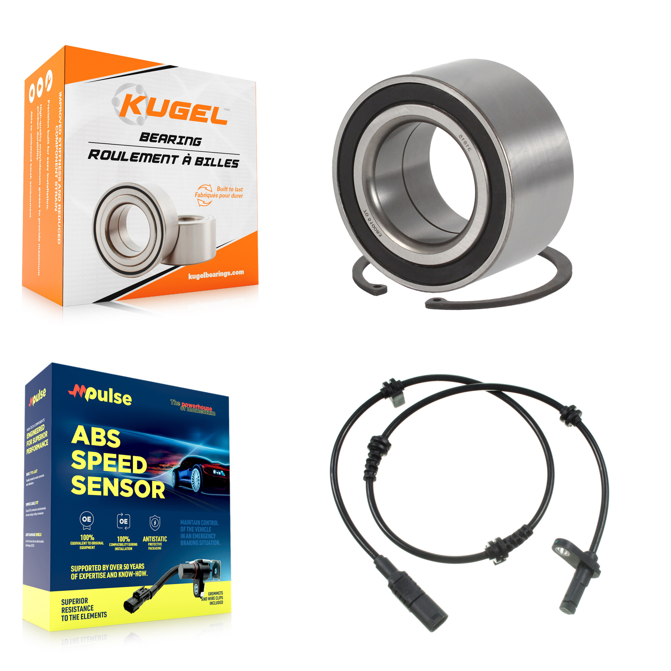 Kugel - K7S-100285 - Front Wheel Bearing Kits