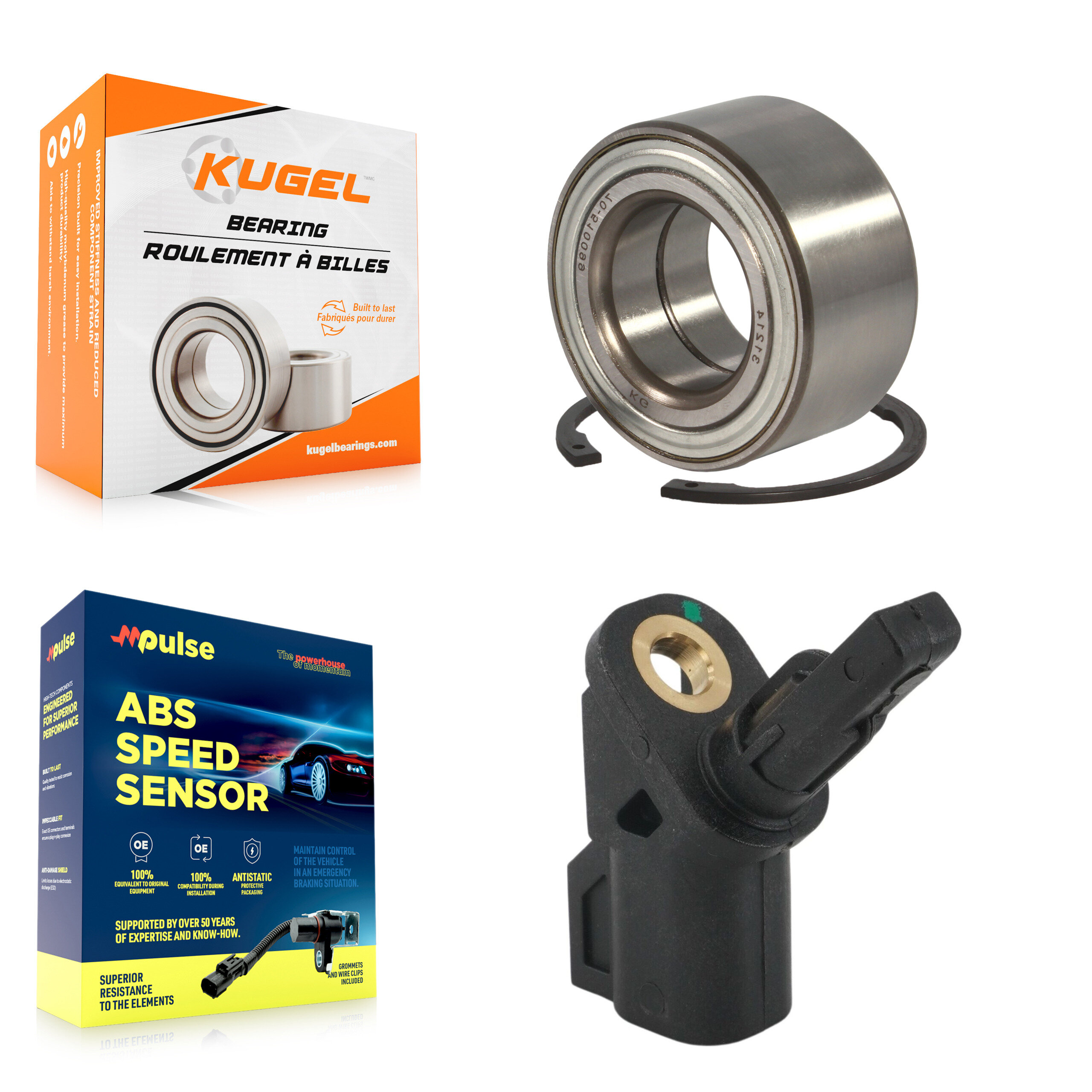 Kugel - K7S-100306 - Front Wheel Bearing Kits