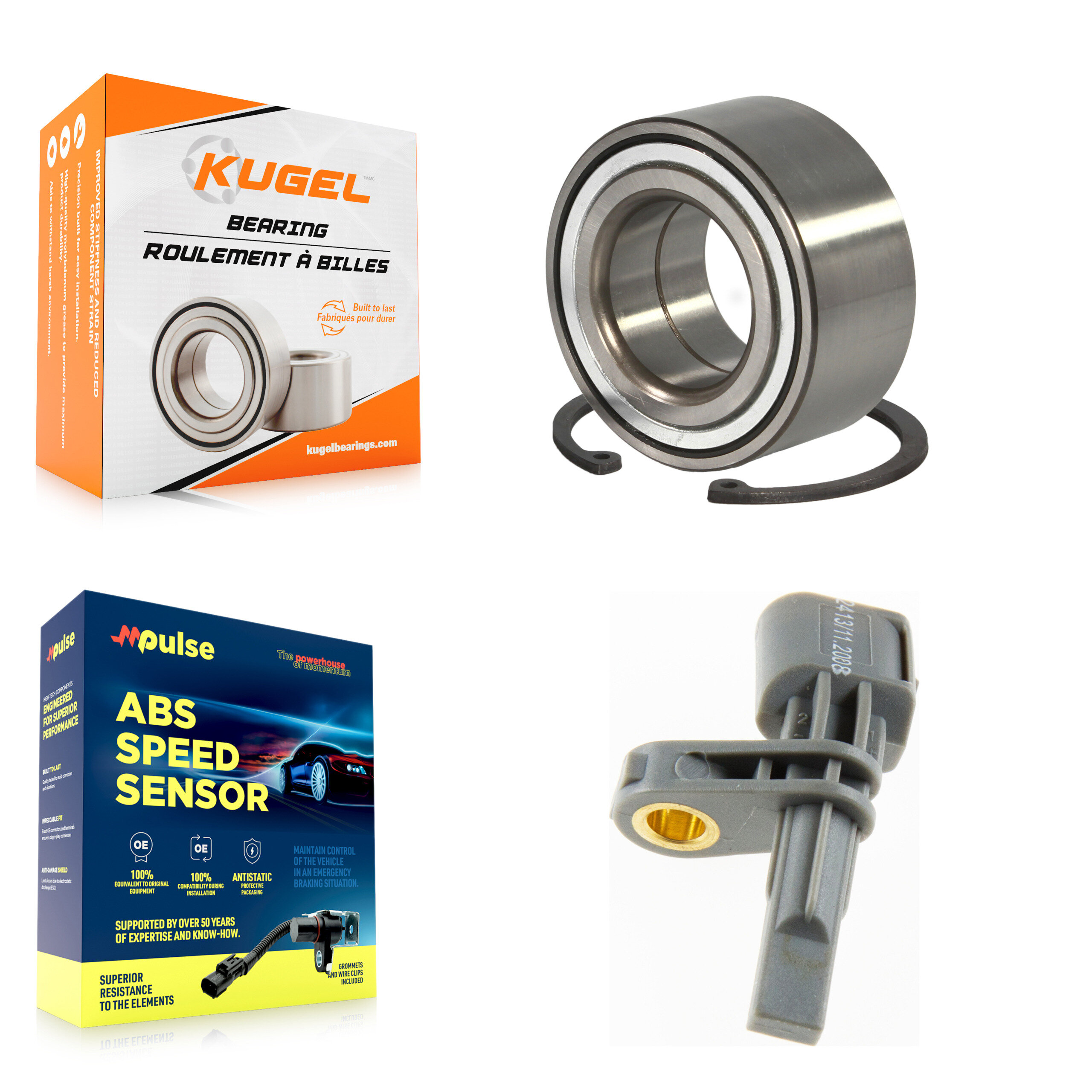 Kugel - K7S-102122 - Front Wheel Bearing Kits
