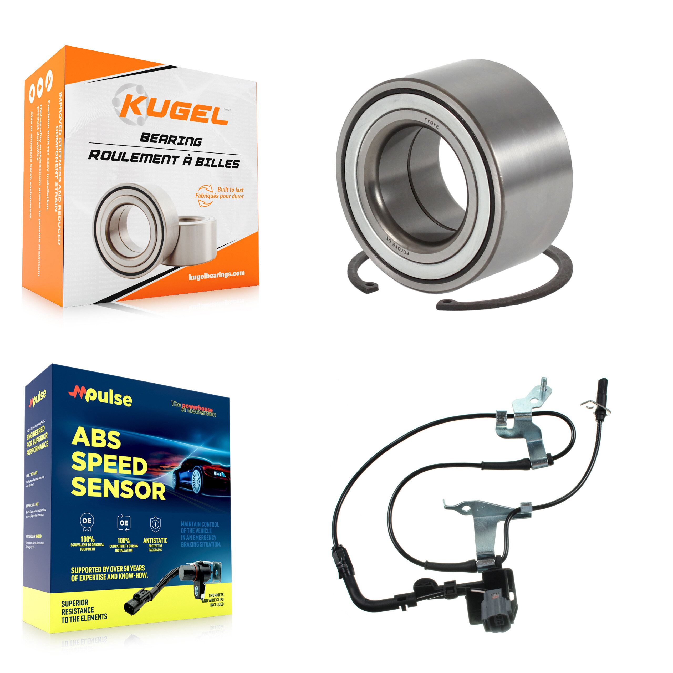 Kugel - K7S-102164 - Front Wheel Bearing Kits