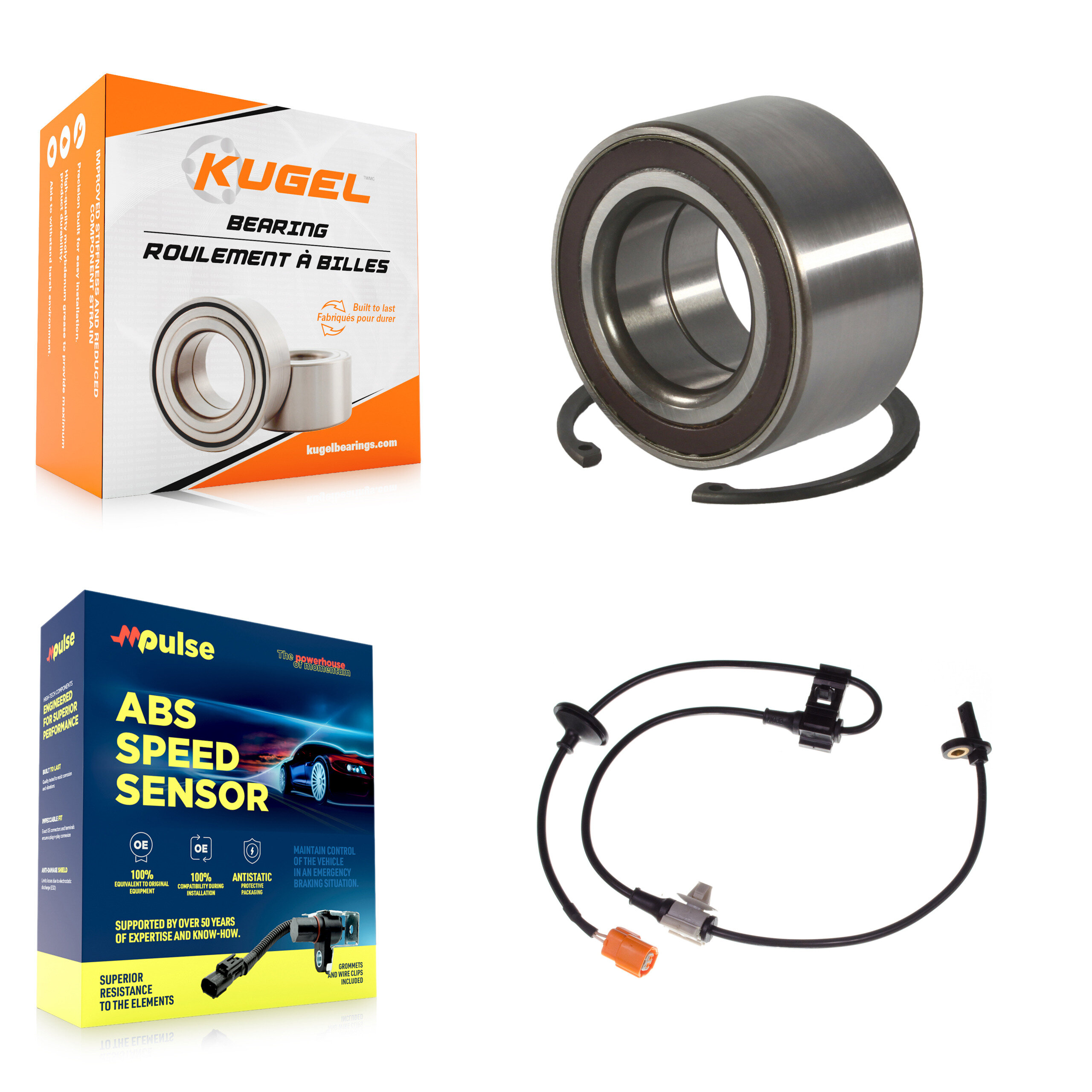 Kugel - K7S-102193 - Front Wheel Bearing Kits