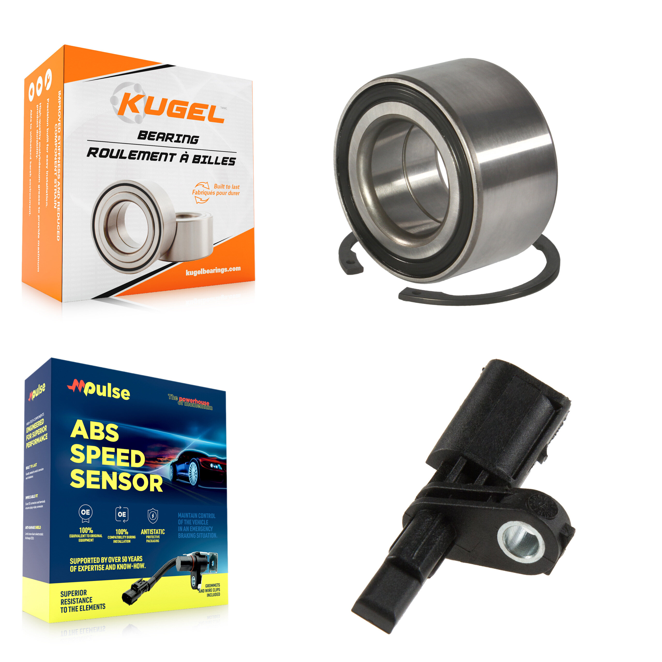 Kugel - K7S-102195 - Front Wheel Bearing Kits