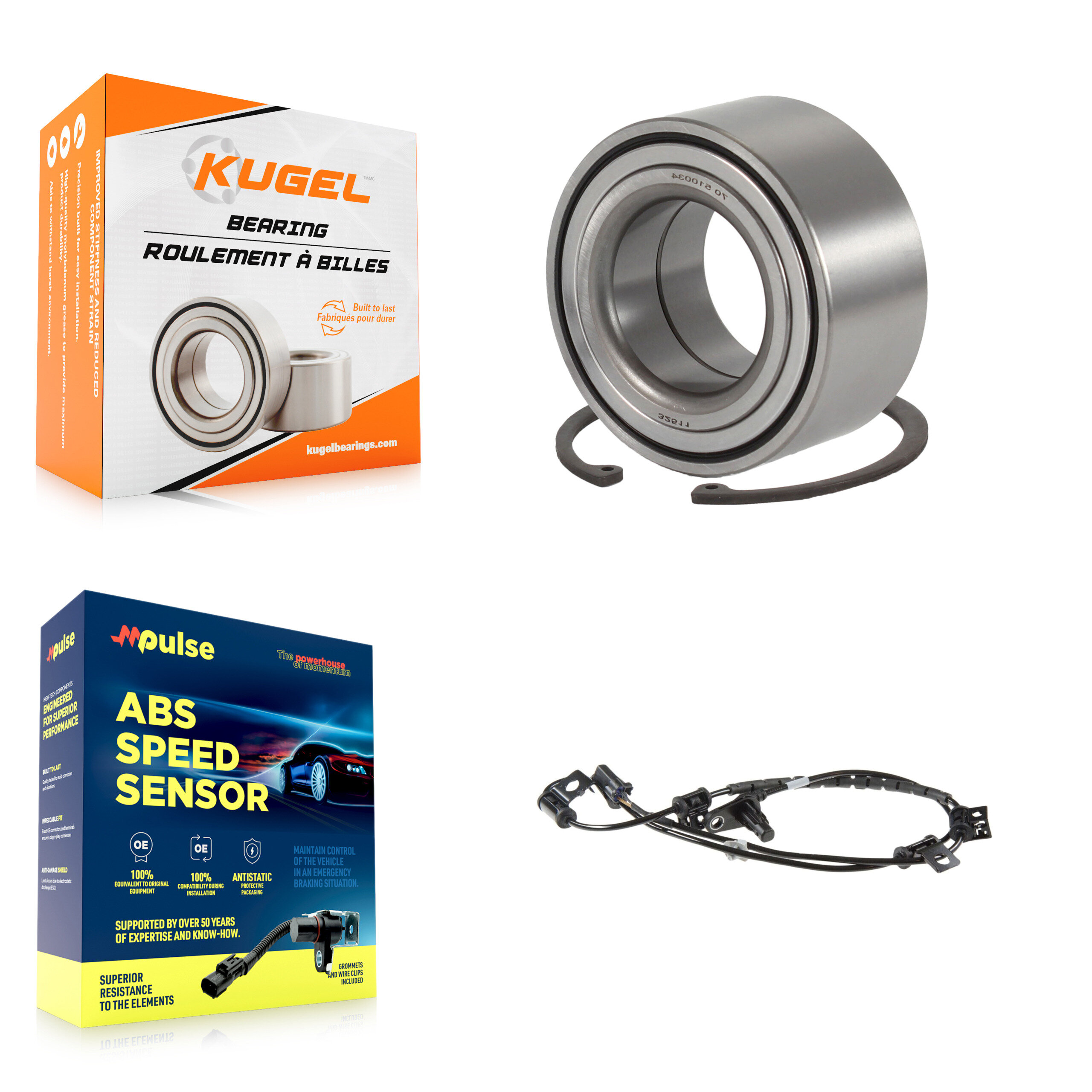 Kugel - K7S-102204 - Front Wheel Bearing Kits