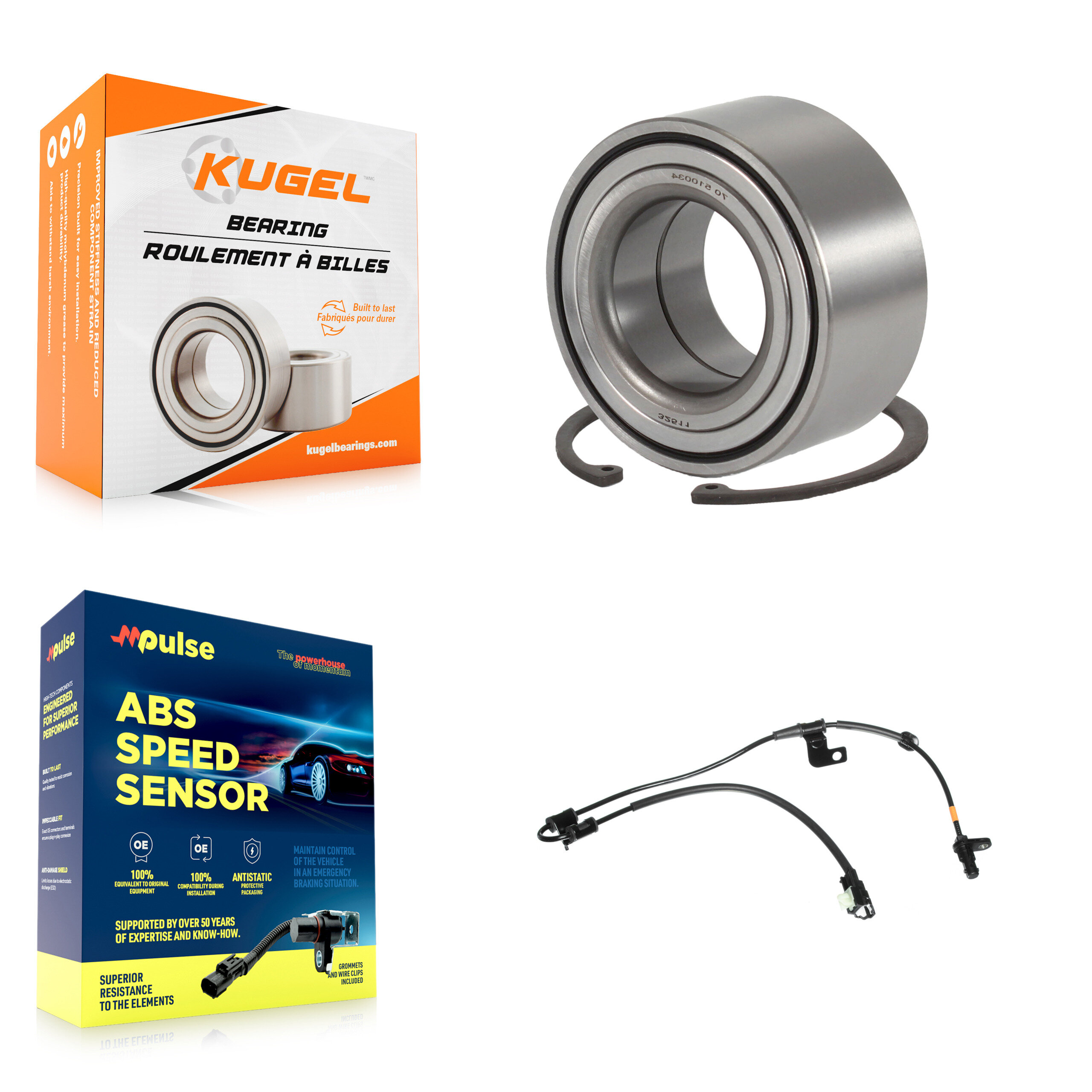 Kugel - K7S-102206 - Front Wheel Bearing Kits