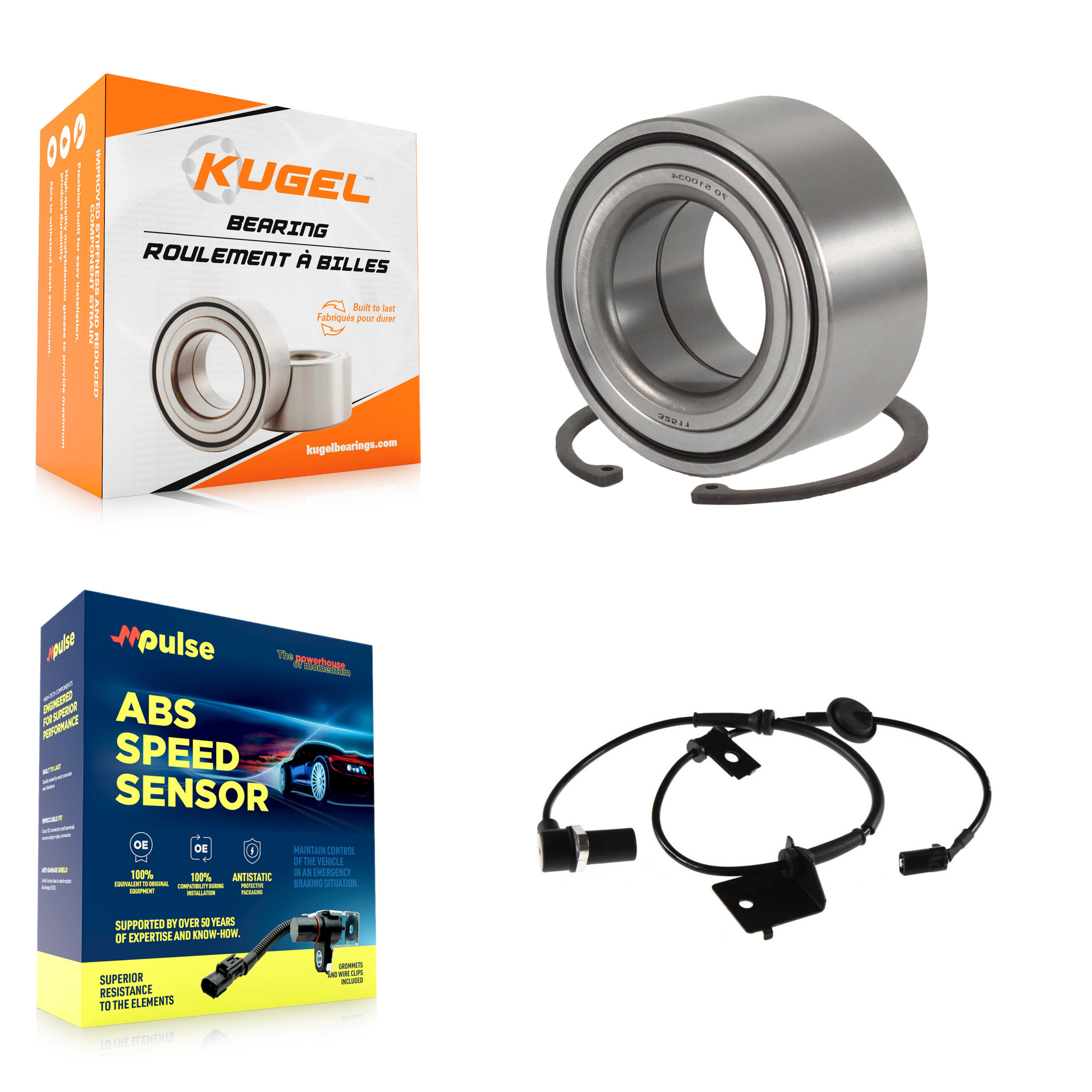 Kugel - K7S-102208 - Front Wheel Bearing Kits