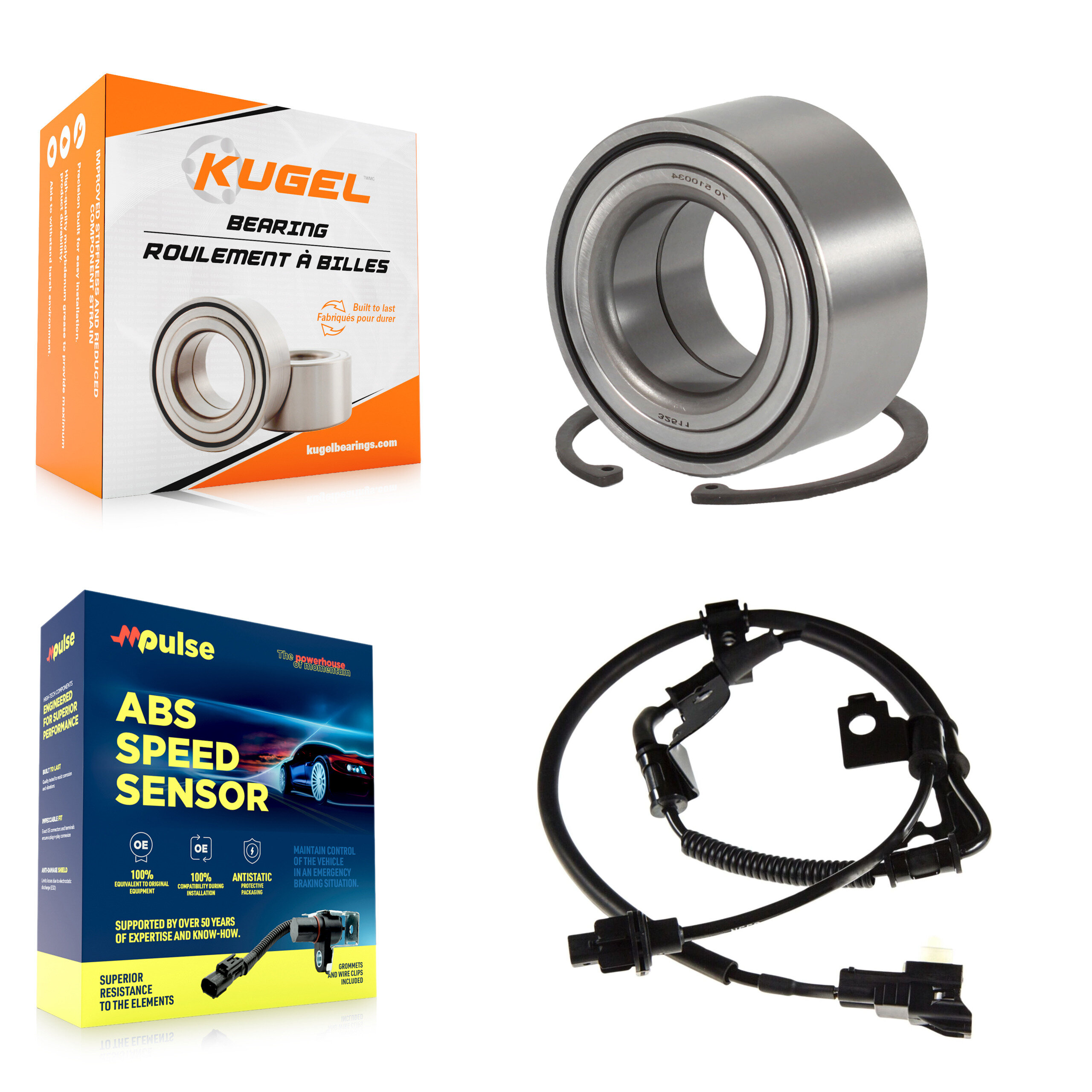 Kugel - K7S-102209 - Front Wheel Bearing Kits