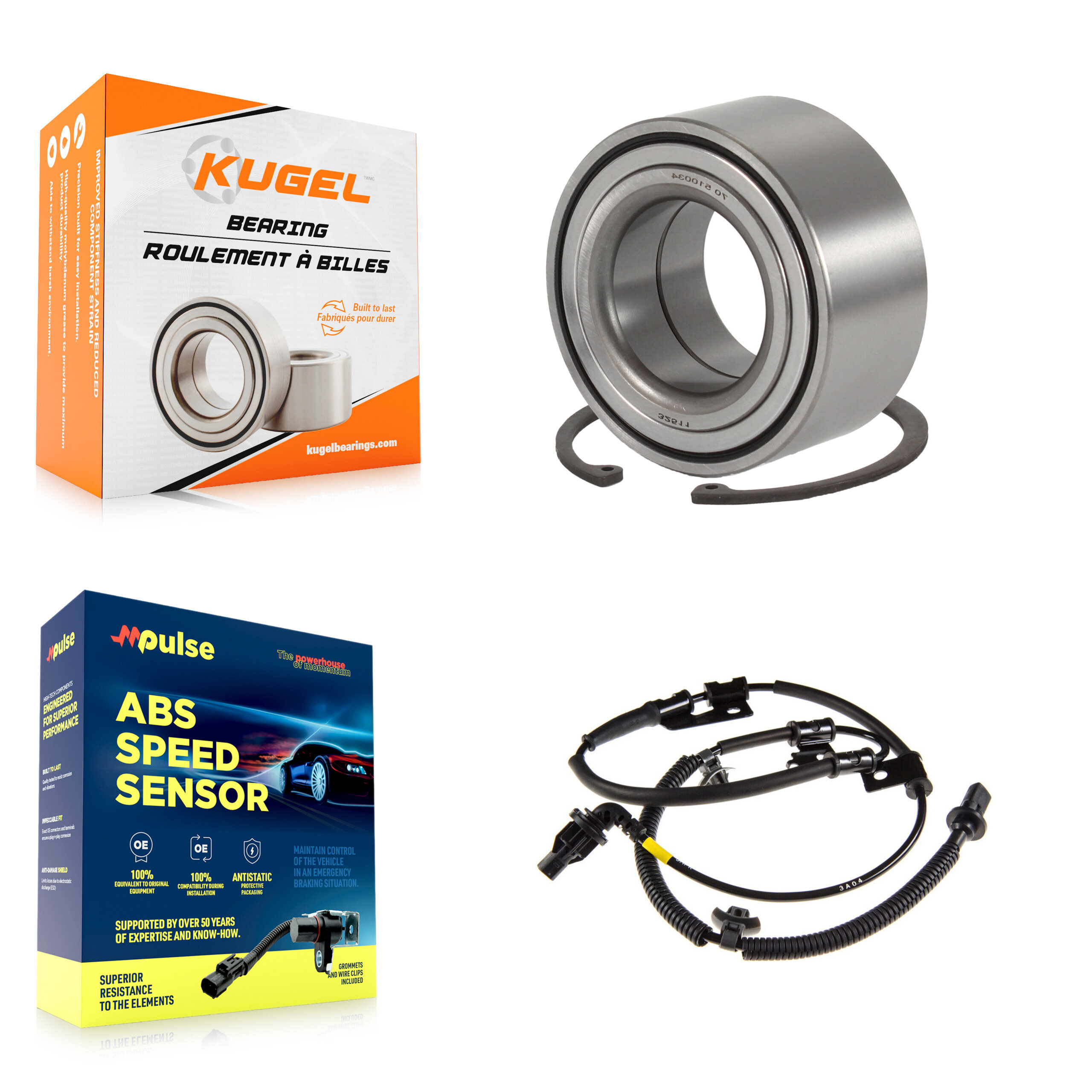 Kugel - K7S-102210 - Front Wheel Bearing Kits