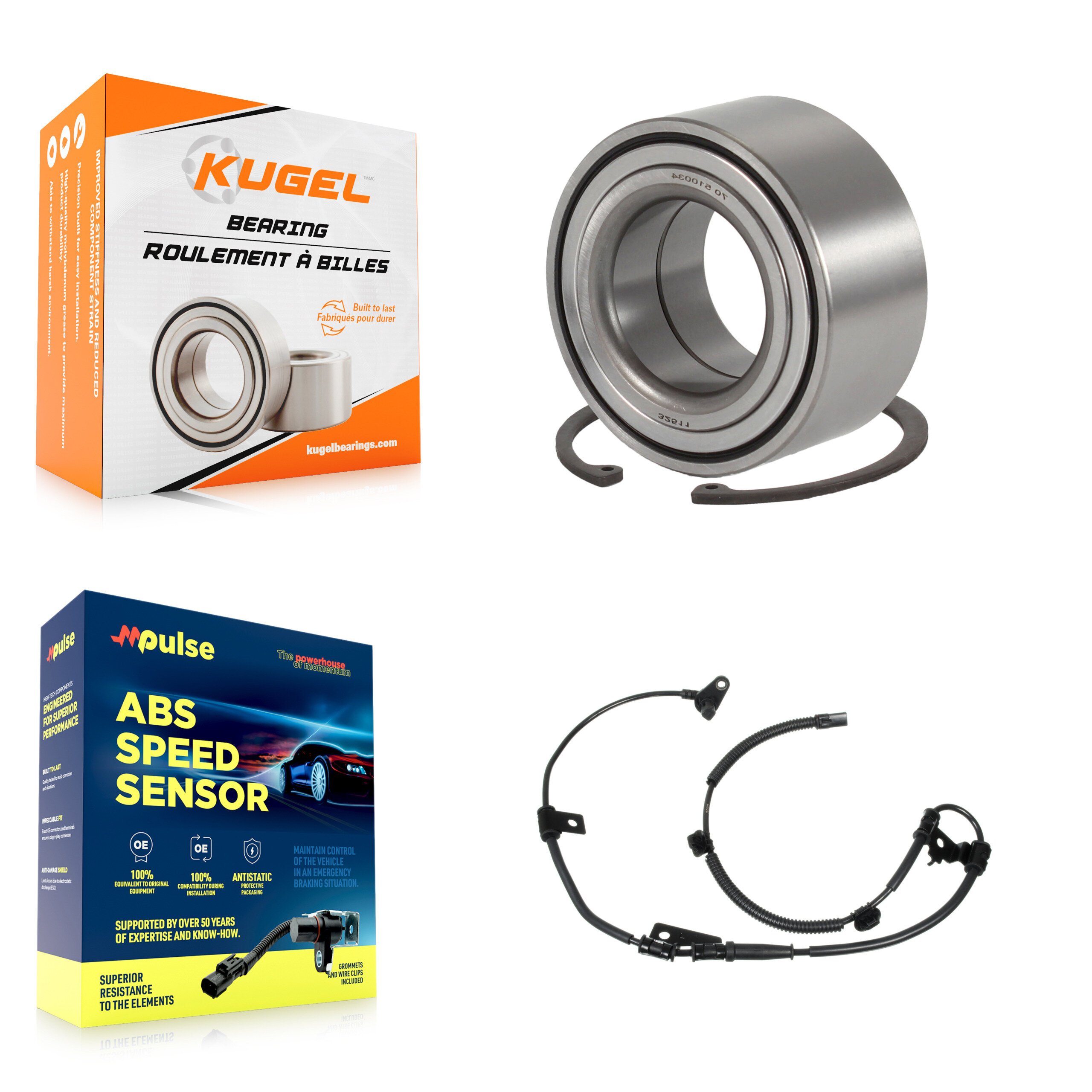 Kugel - K7S-102211 - Front Wheel Bearing Kits