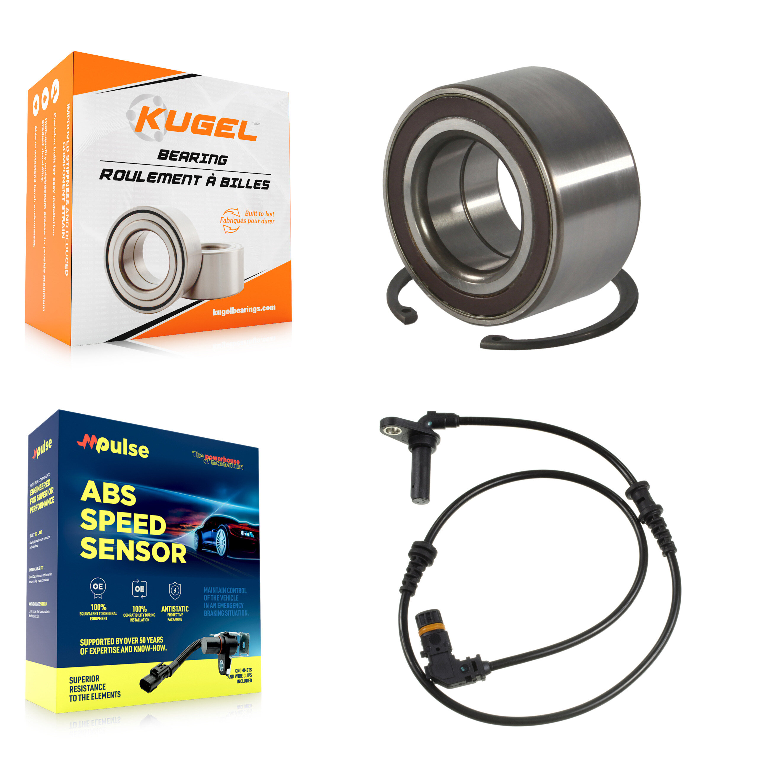 Kugel - K7S-102216 - Front Wheel Bearing Kits