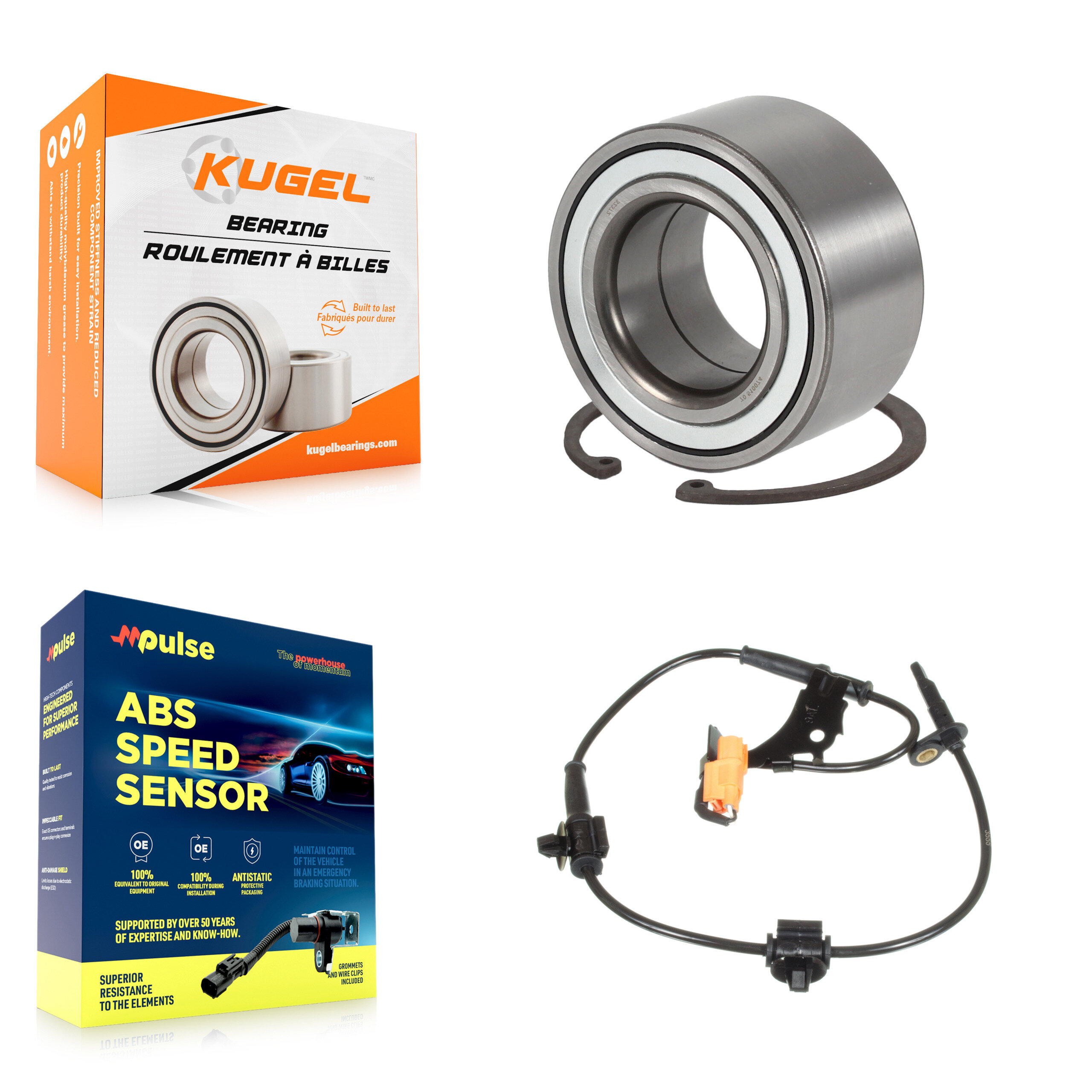 Kugel - K7S-102708 - Front Wheel Bearing Kits