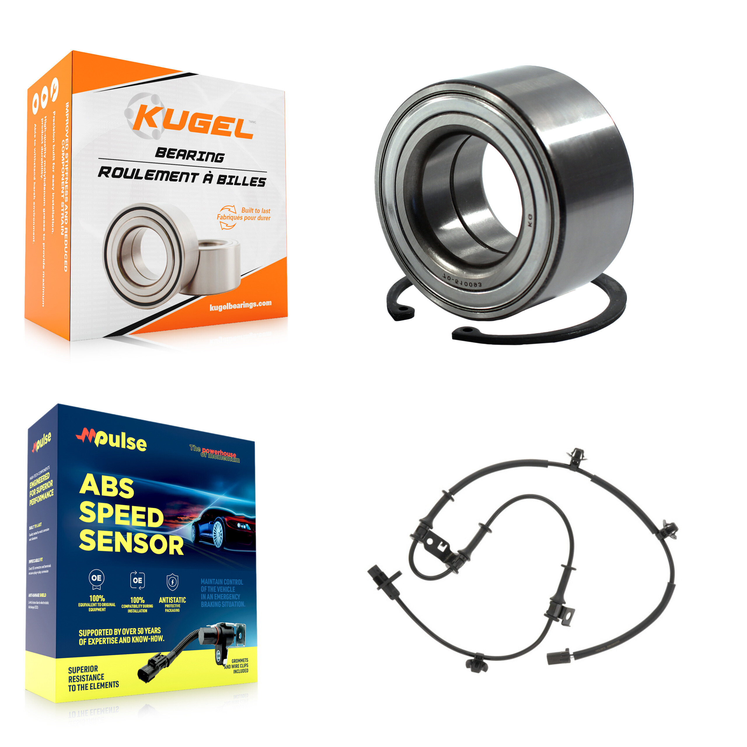 Kugel - K7S-102729 - Front Wheel Bearing Kits