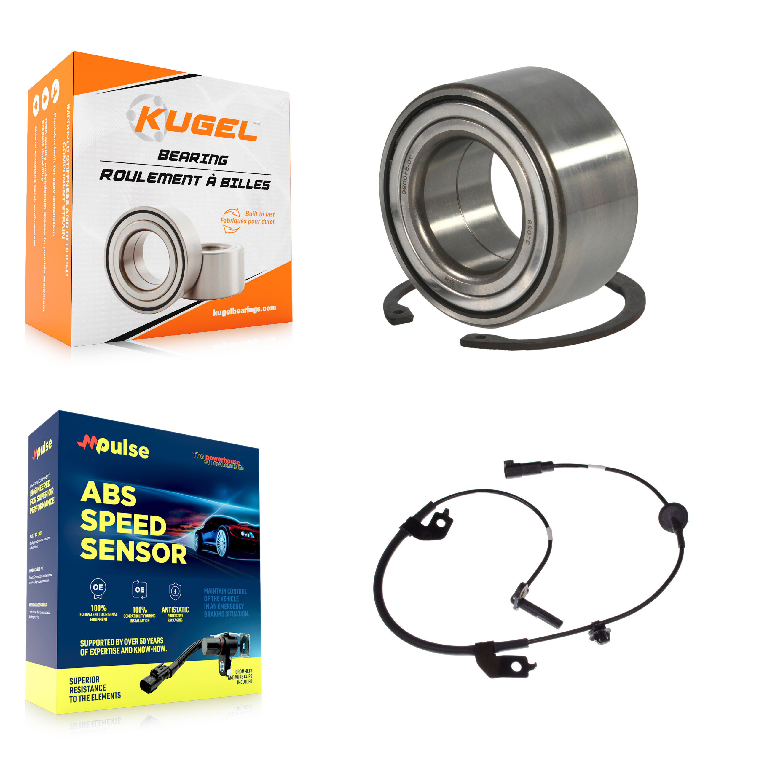 Kugel - K7S-102744 - Front Wheel Bearing Kits