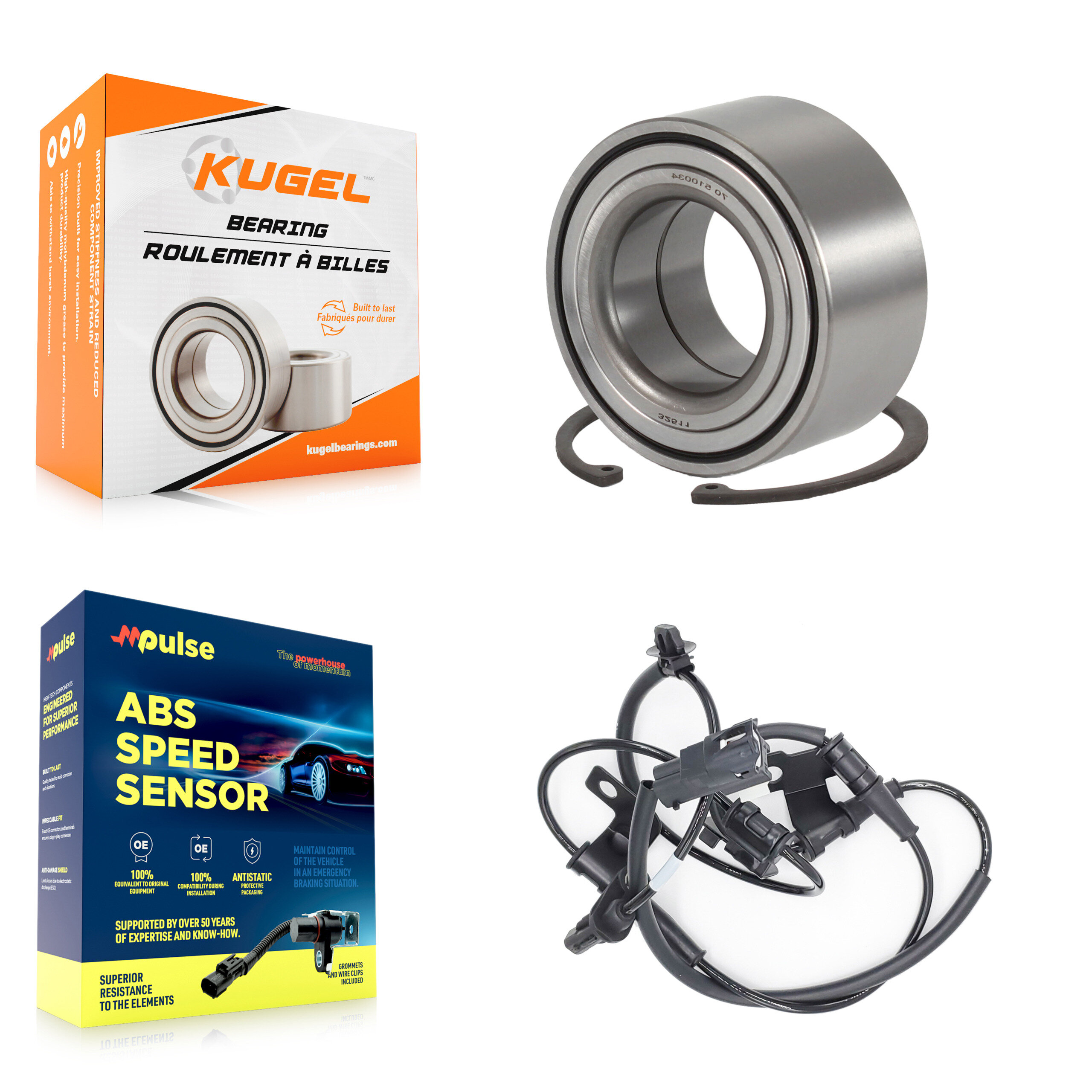 Kugel - K7S-102757 - Front Wheel Bearing Kits