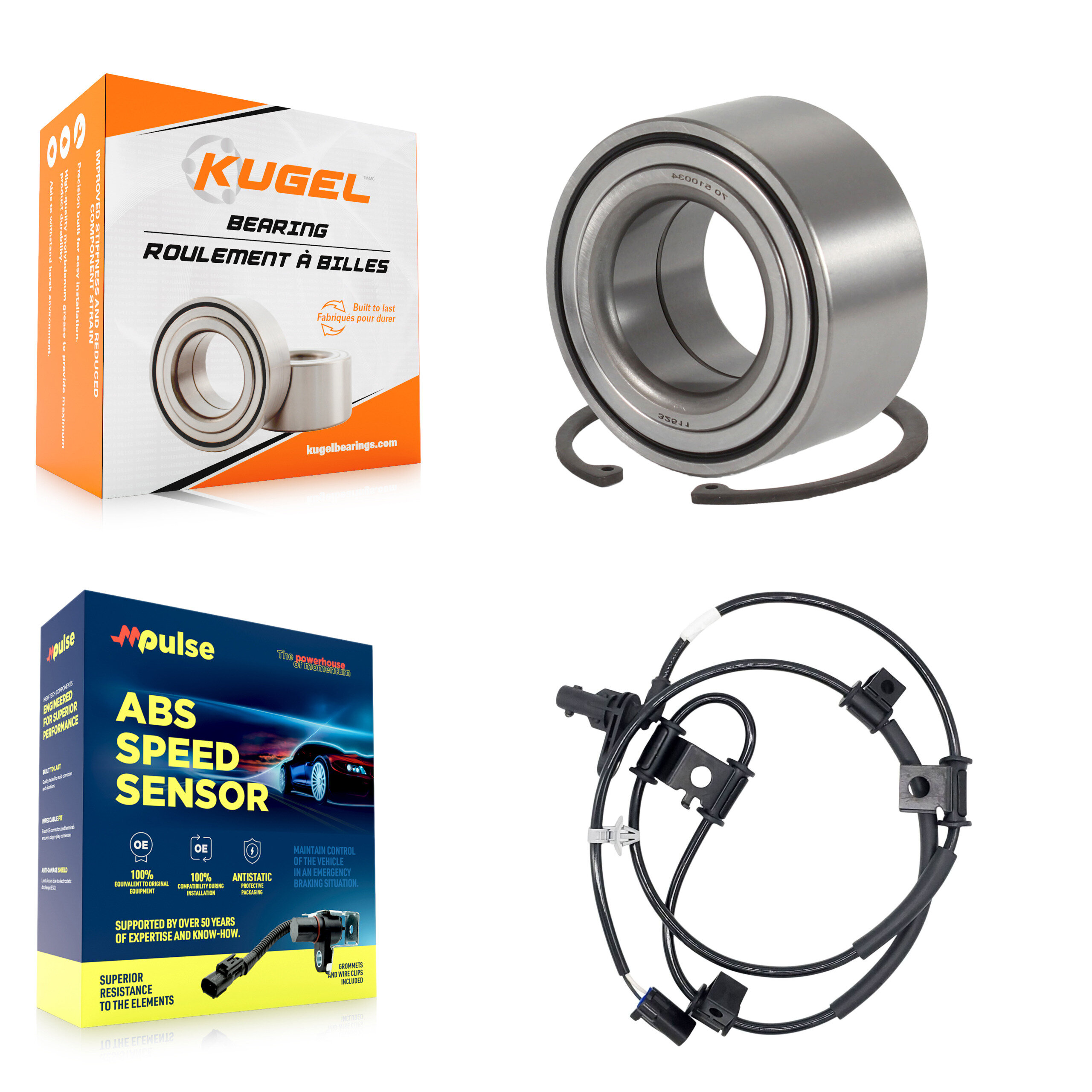 Kugel - K7S-102758 - Front Wheel Bearing Kits