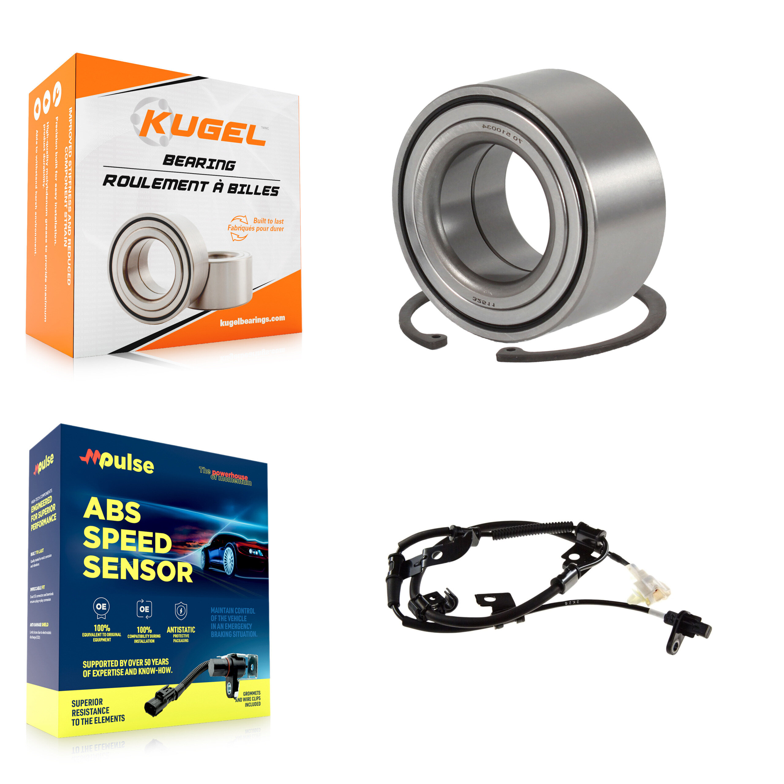 Kugel - K7S-102763 - Front Wheel Bearing Kits