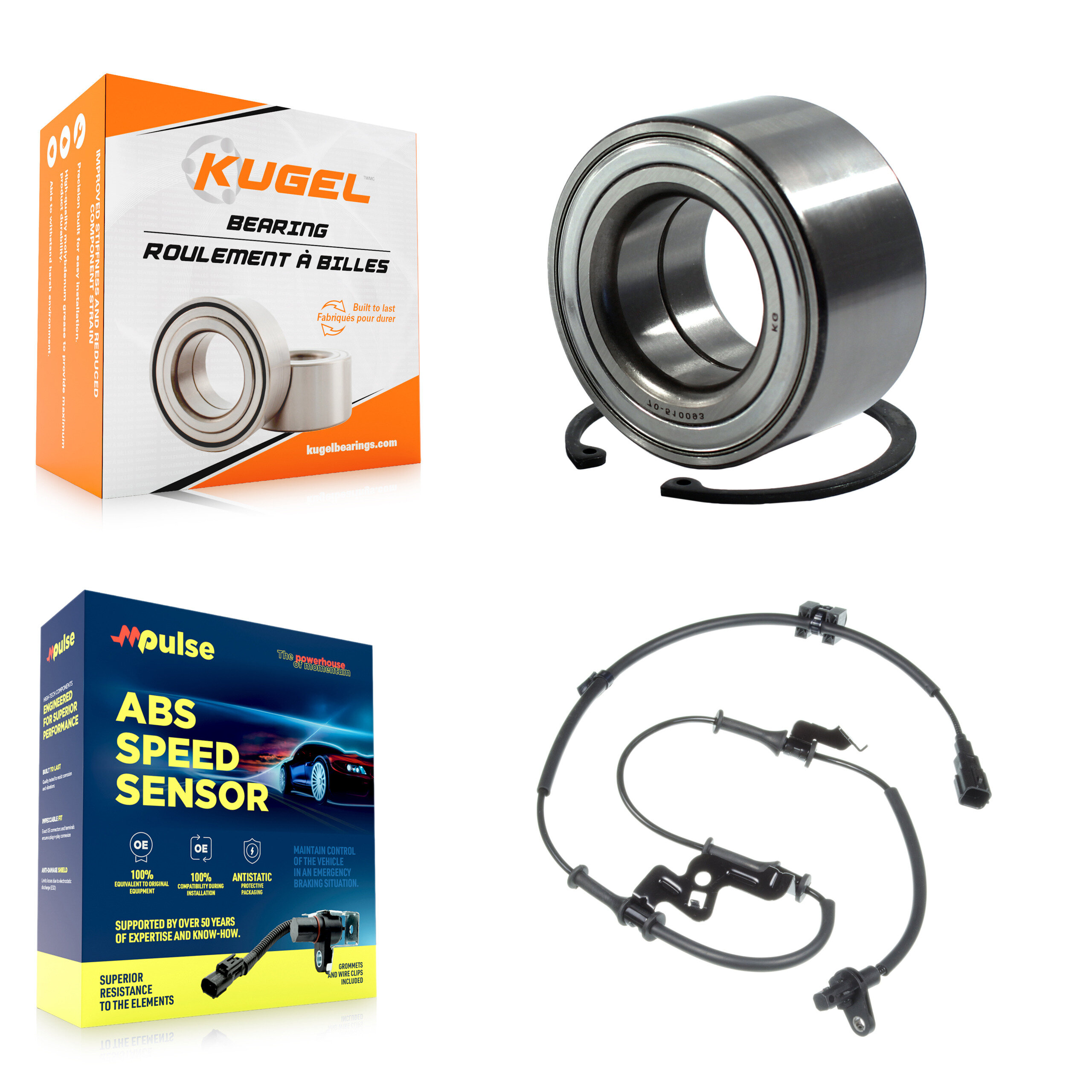Kugel - K7S-103108 - Front Wheel Bearing Kits