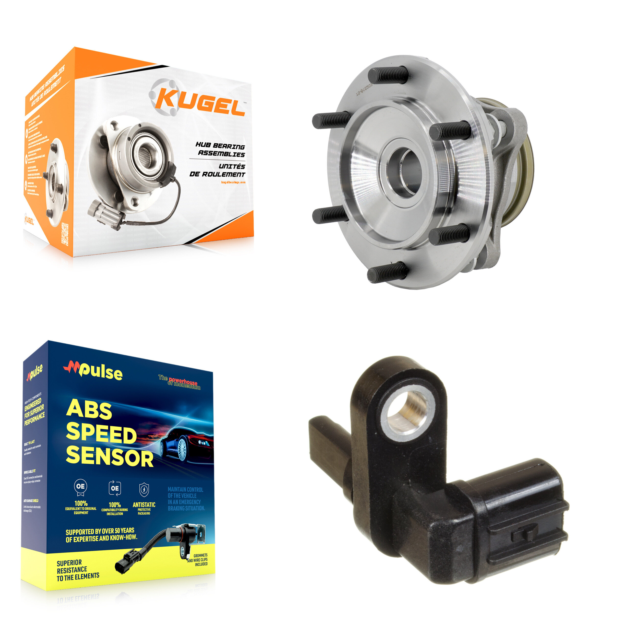 Kugel - K7S-103233 - Front Wheel Bearing and Hub Assembly Kits