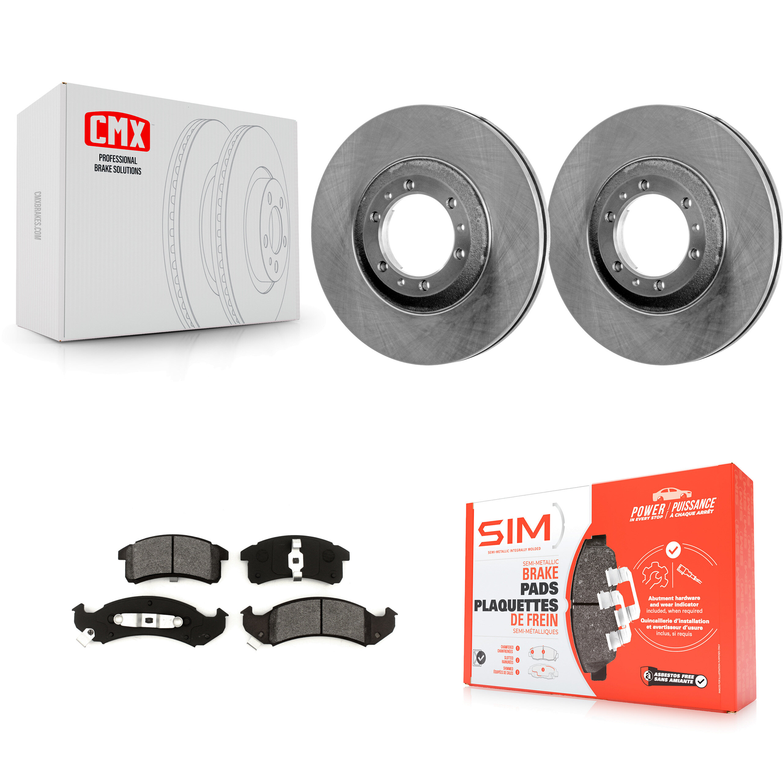 Transit Auto - K8S-100016 - Front Disc Brake Kits