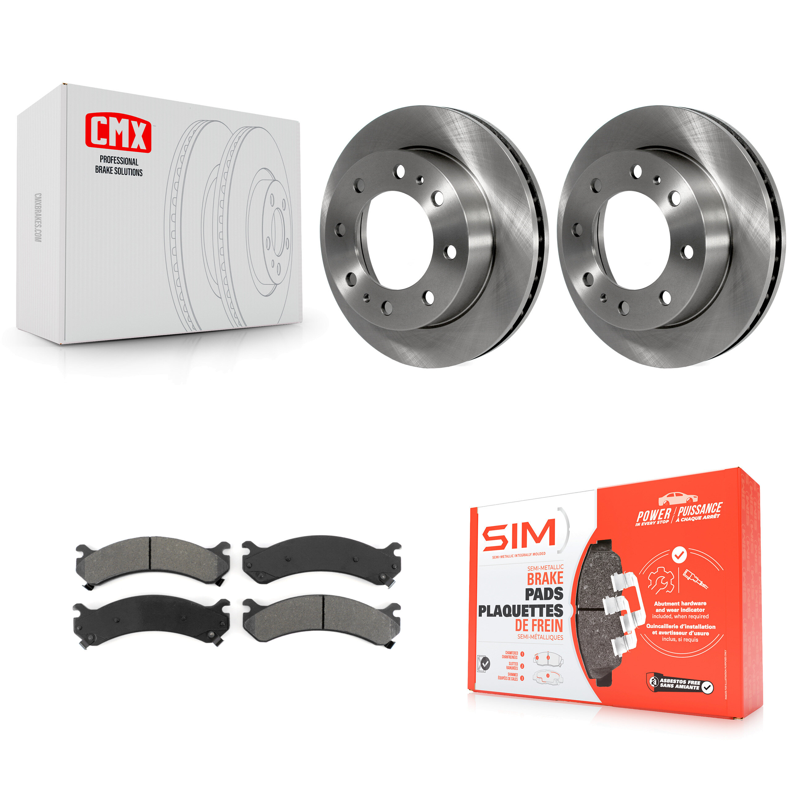 Transit Auto - K8S-100024 - Front Disc Brake Kits
