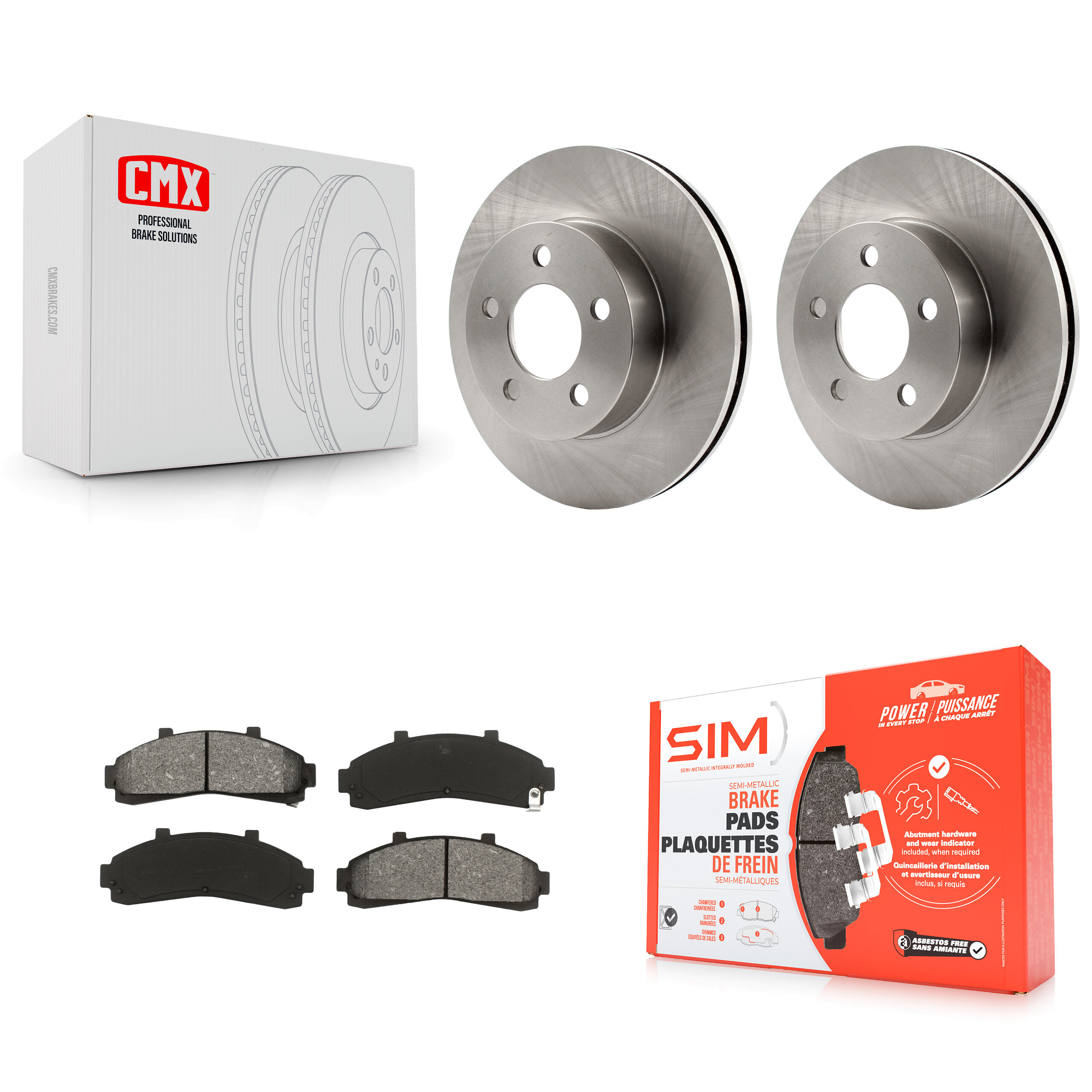 Transit Auto - K8S-100105 - Front Disc Brake Kits