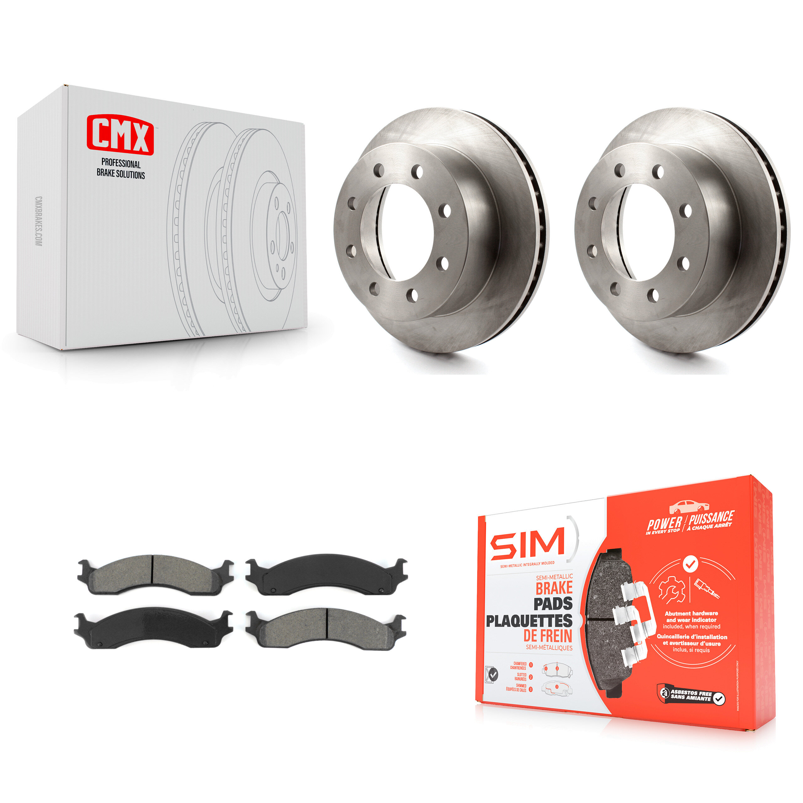 Transit Auto - K8S-100203 - Front Disc Brake Kits