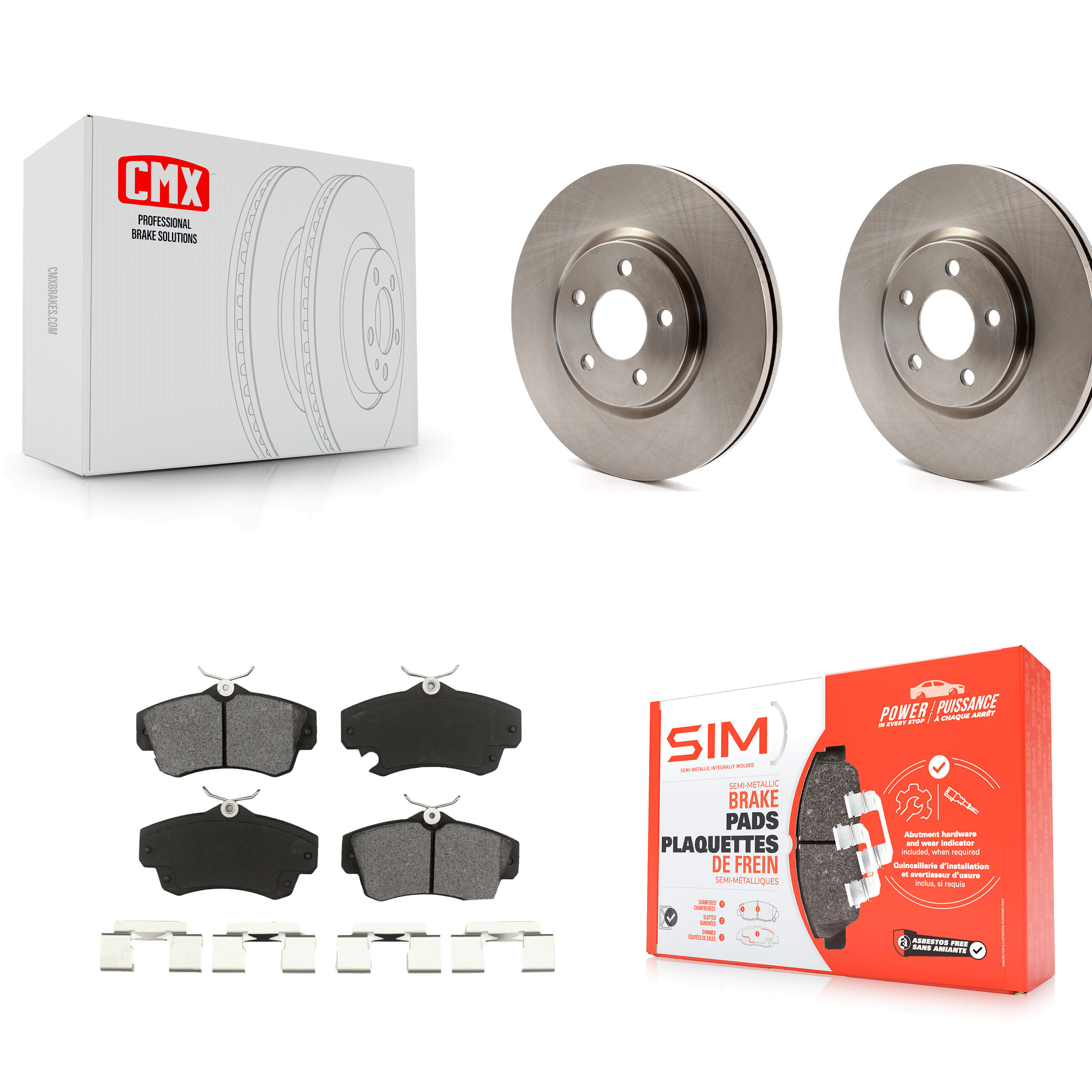 Transit Auto - K8S-100217 - Front Disc Brake Kits
