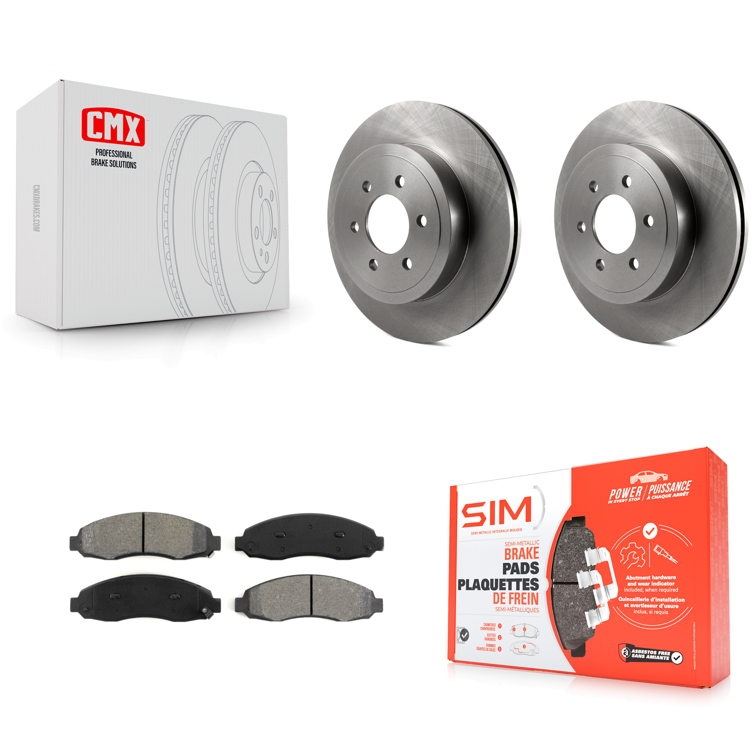 Transit Auto - K8S-100219 - Front Disc Brake Kits