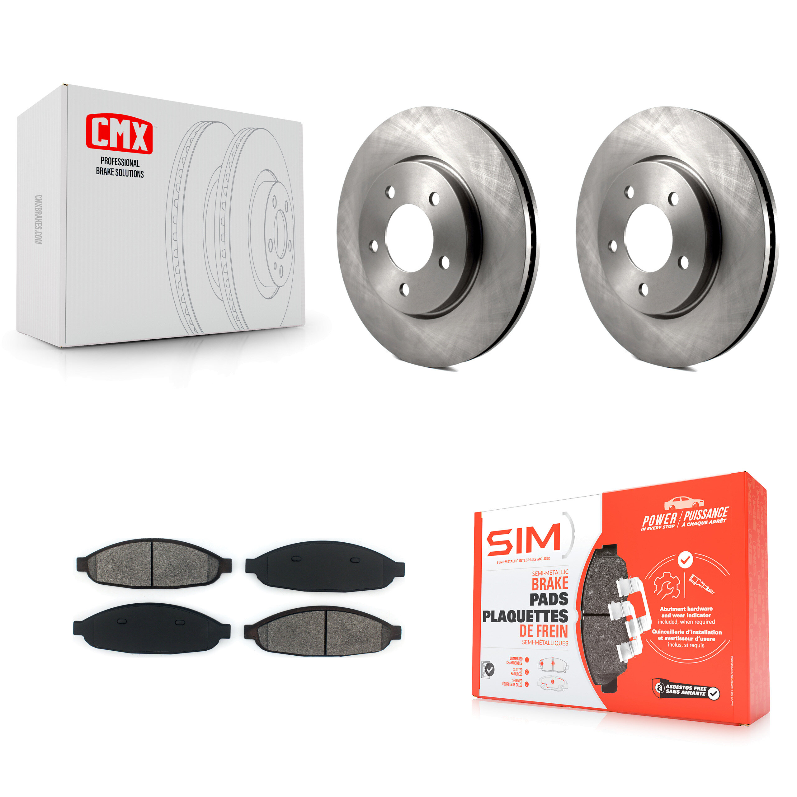 Transit Auto - K8S-100220 - Front Disc Brake Kits
