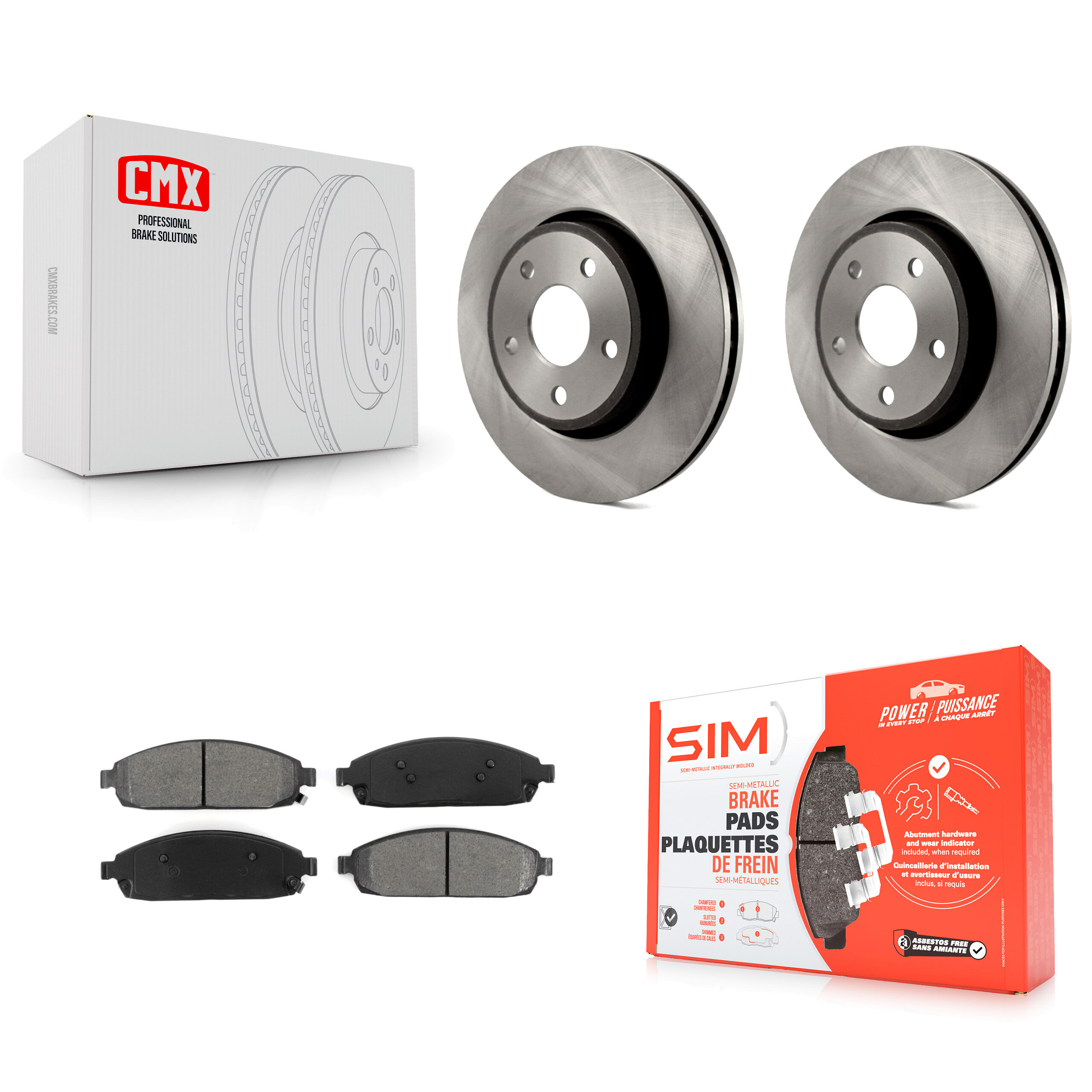 Transit Auto - K8S-100225 - Front Disc Brake Kits