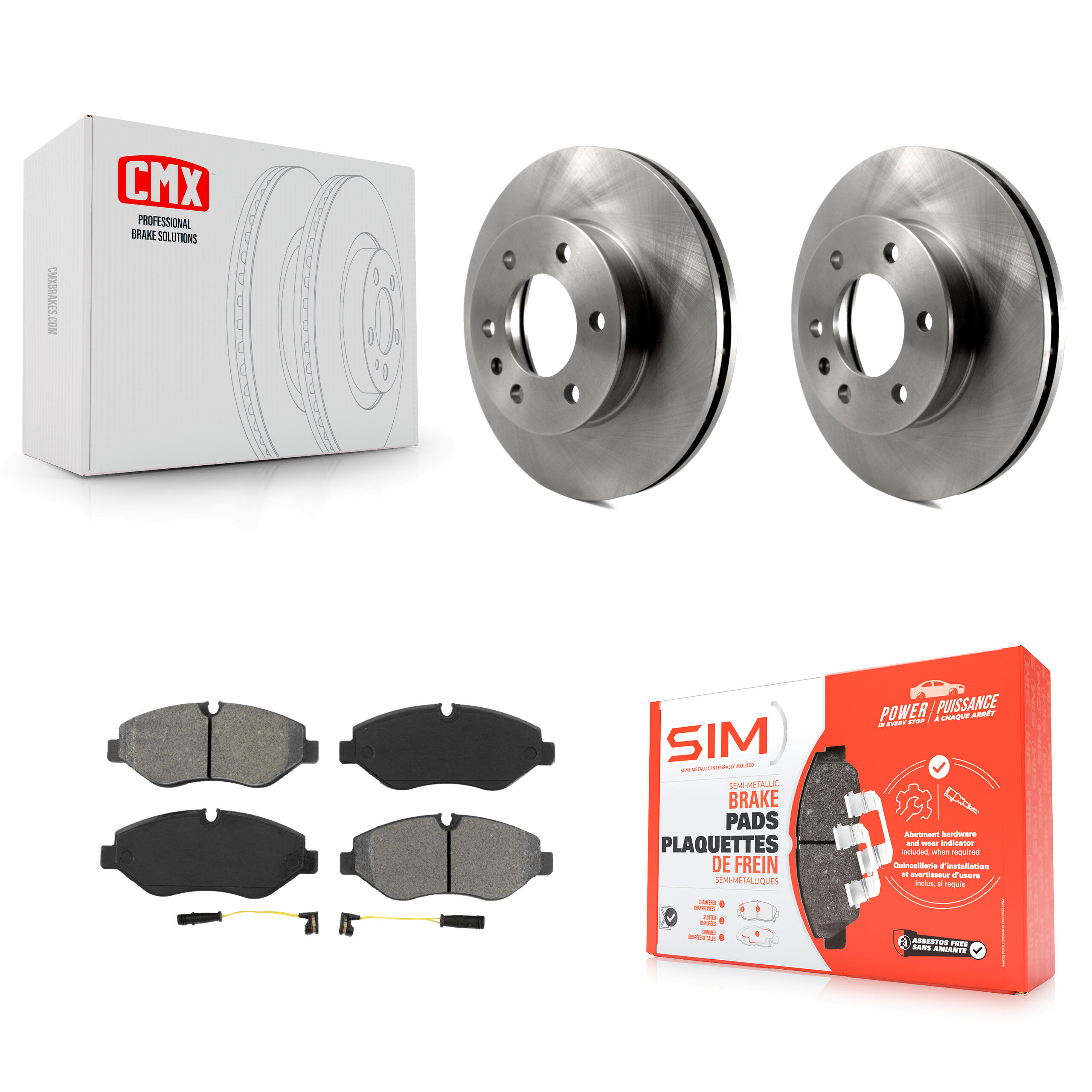 Transit Auto - K8S-100232 - Front Disc Brake Kits