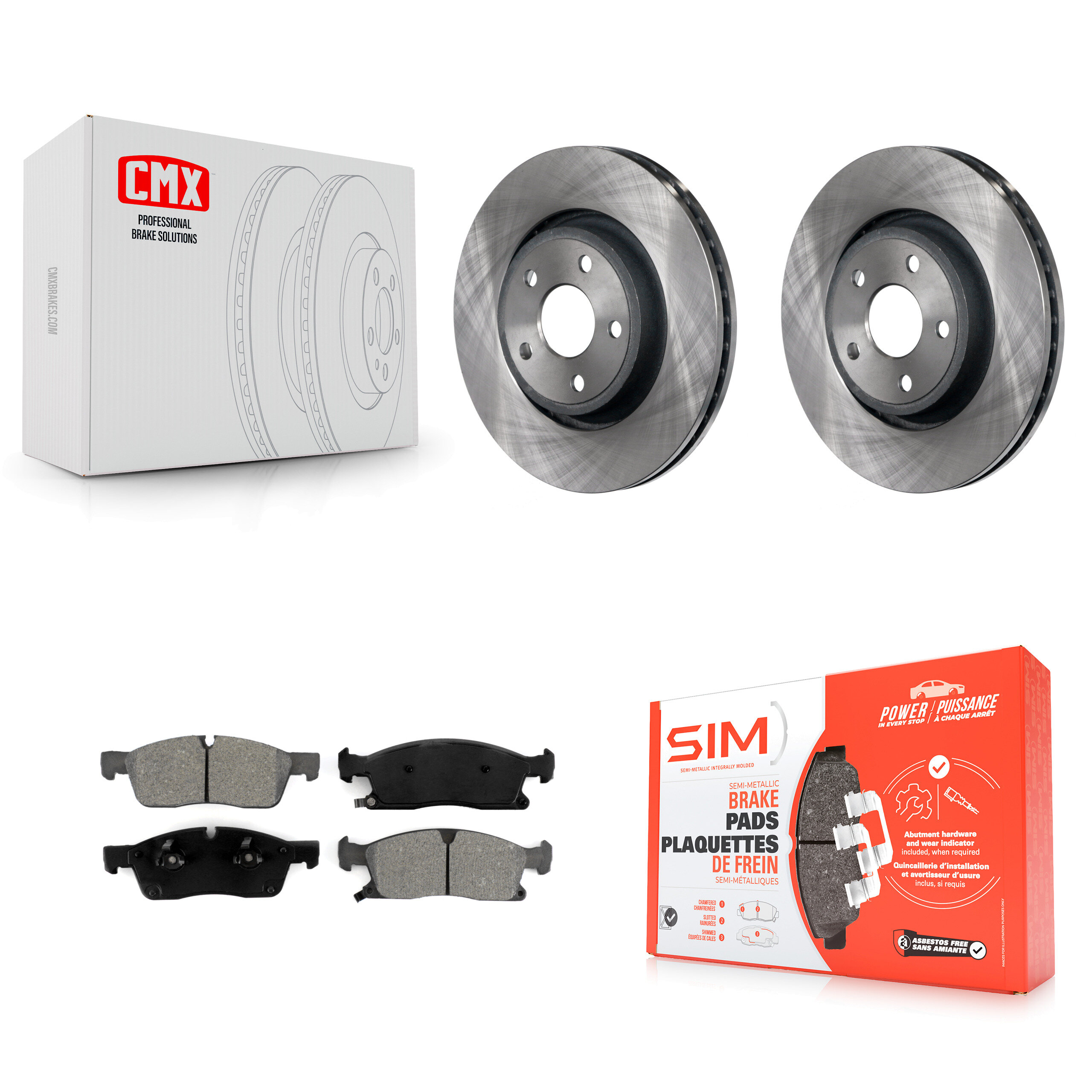 Transit Auto - K8S-100240 - Front Disc Brake Kits