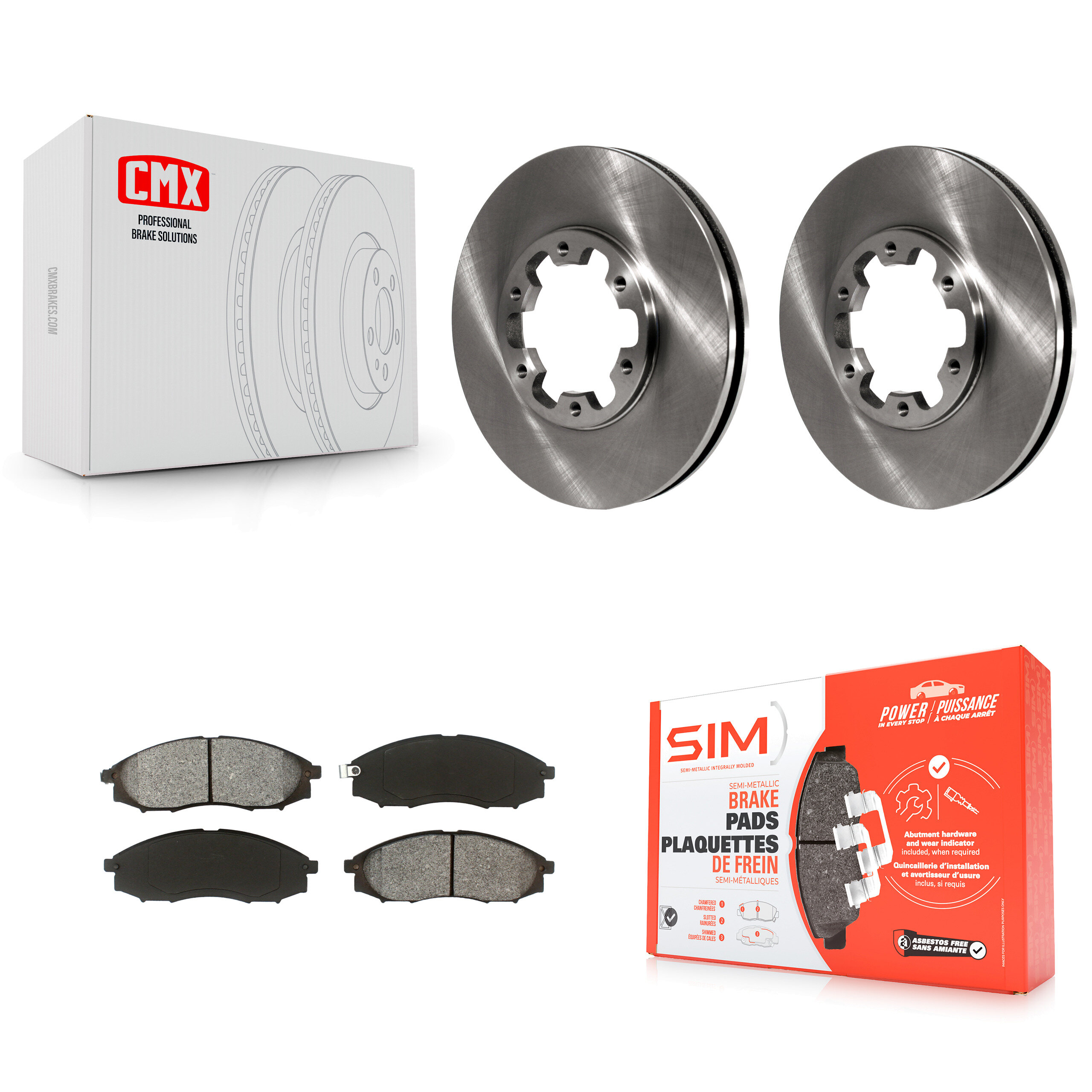 Transit Auto - K8S-100304 - Front Disc Brake Kits