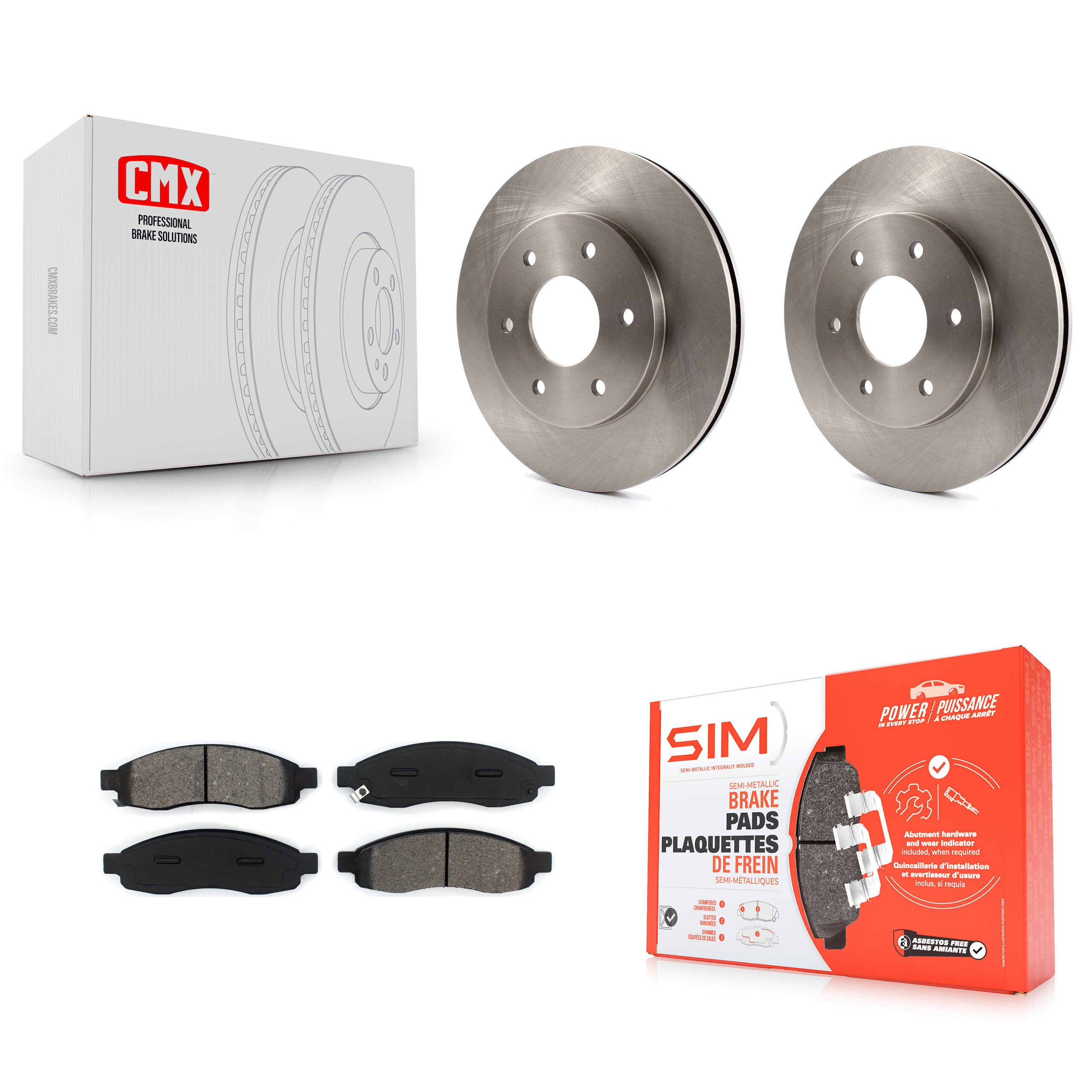 Transit Auto - K8S-100423 - Front Disc Brake Kits