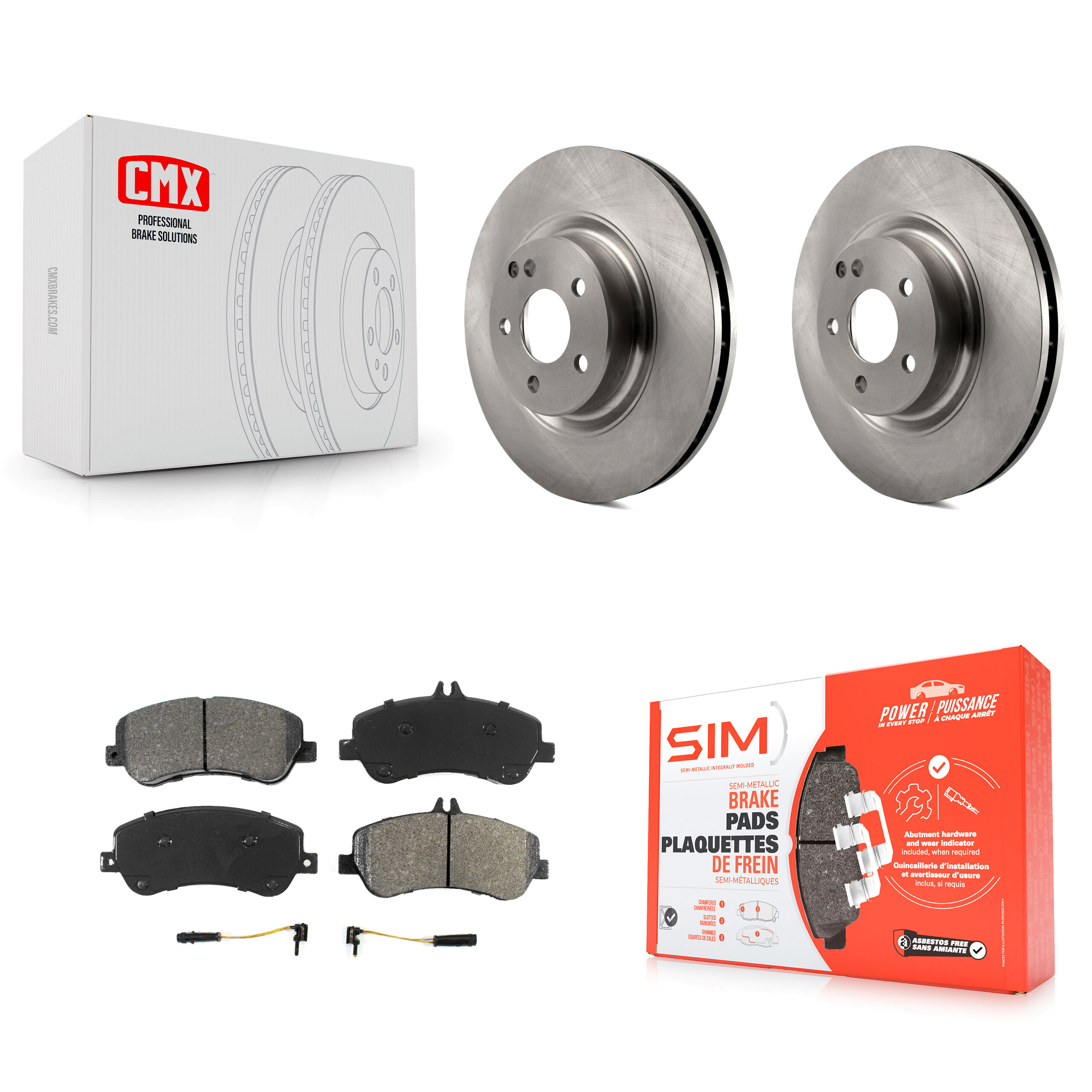 Transit Auto - K8S-100520 - Front Disc Brake Kits