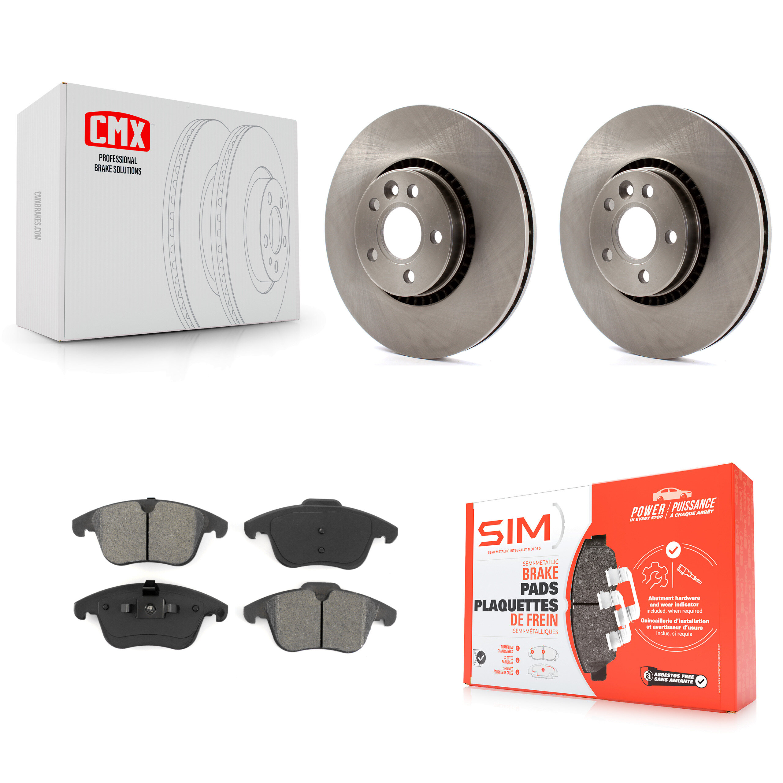 Transit Auto - K8S-100555 - Front Disc Brake Kits