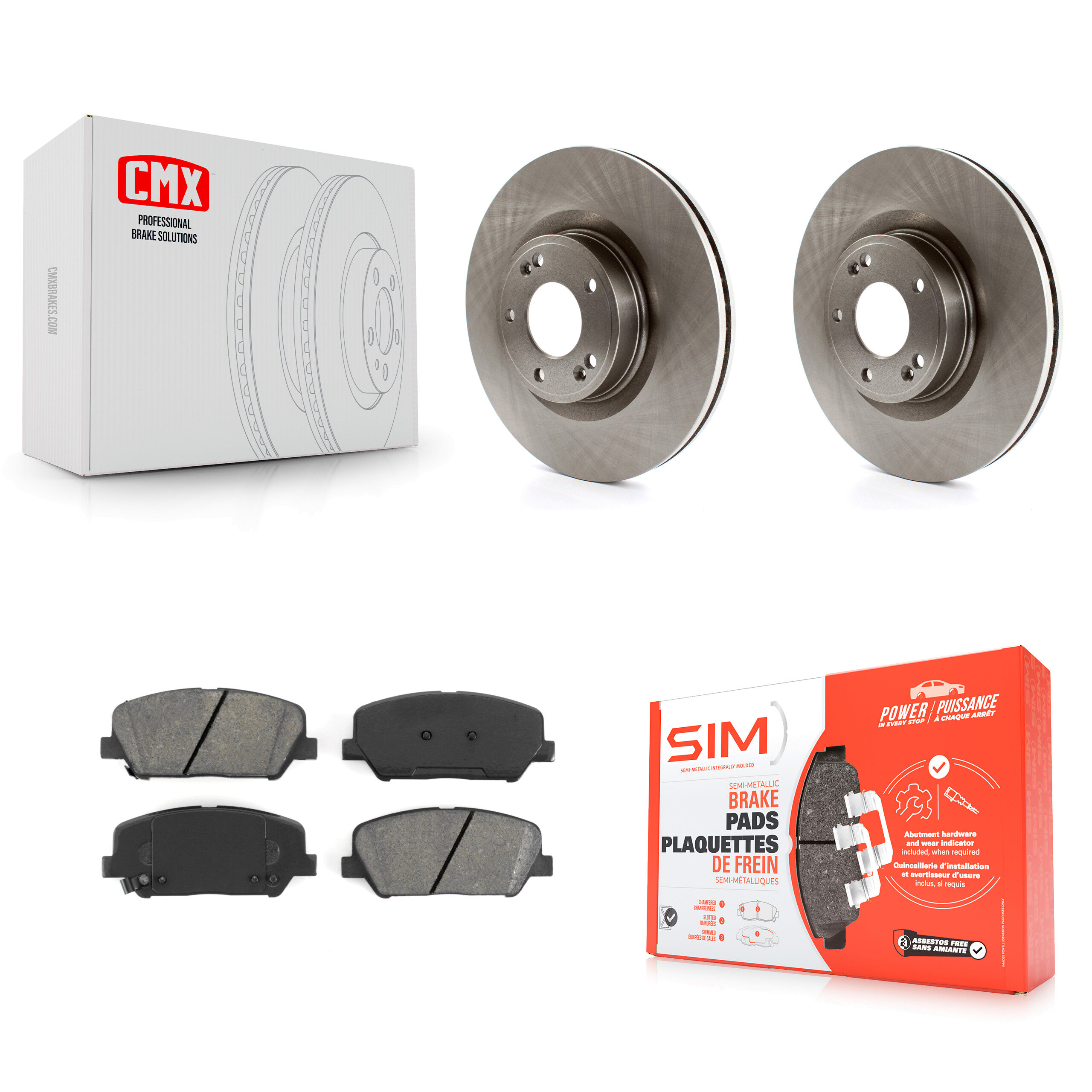 Transit Auto - K8S-100590 - Front Disc Brake Kits