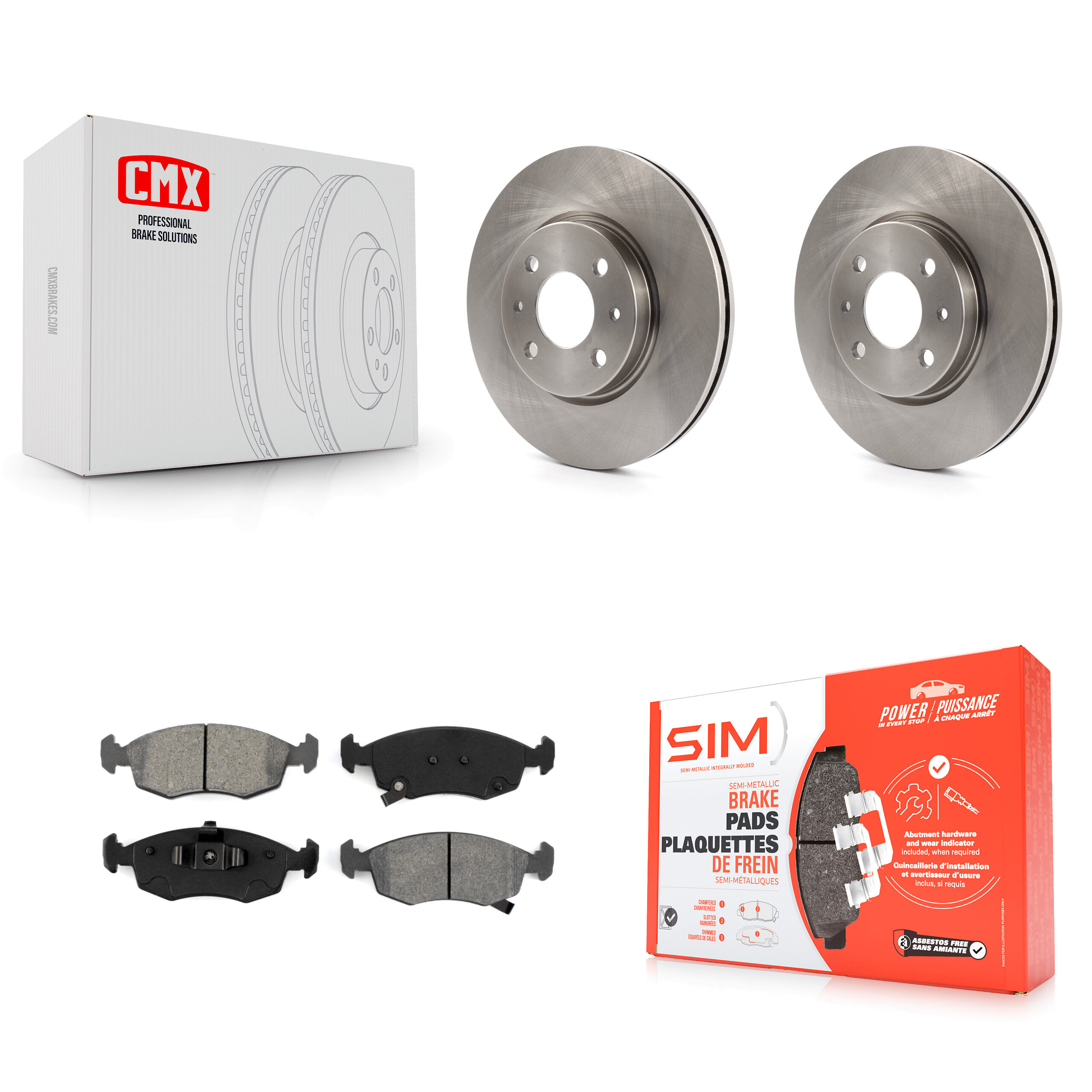 Transit Auto - K8S-100616 - Front Disc Brake Kits