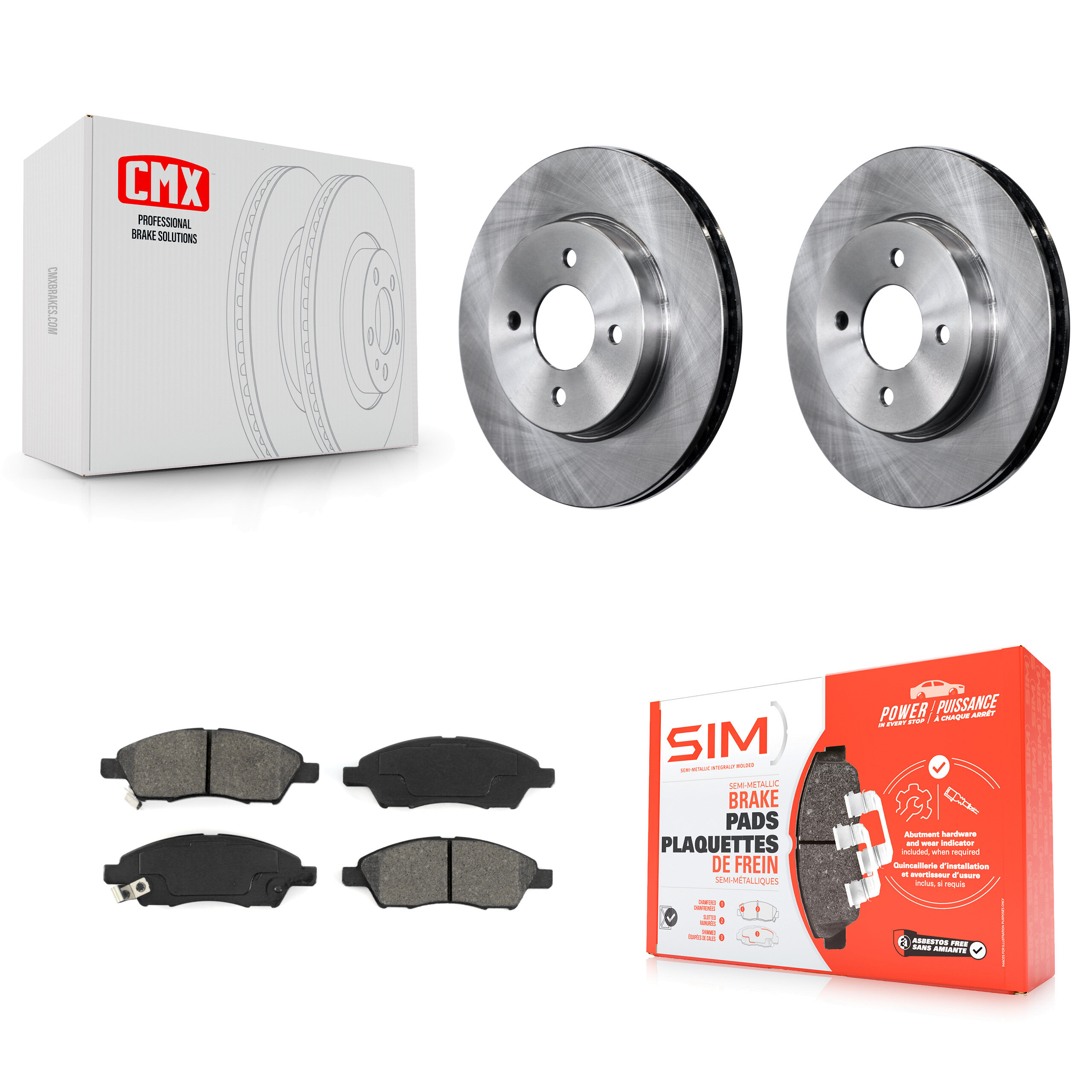 Transit Auto - K8S-100627 - Front Disc Brake Kits