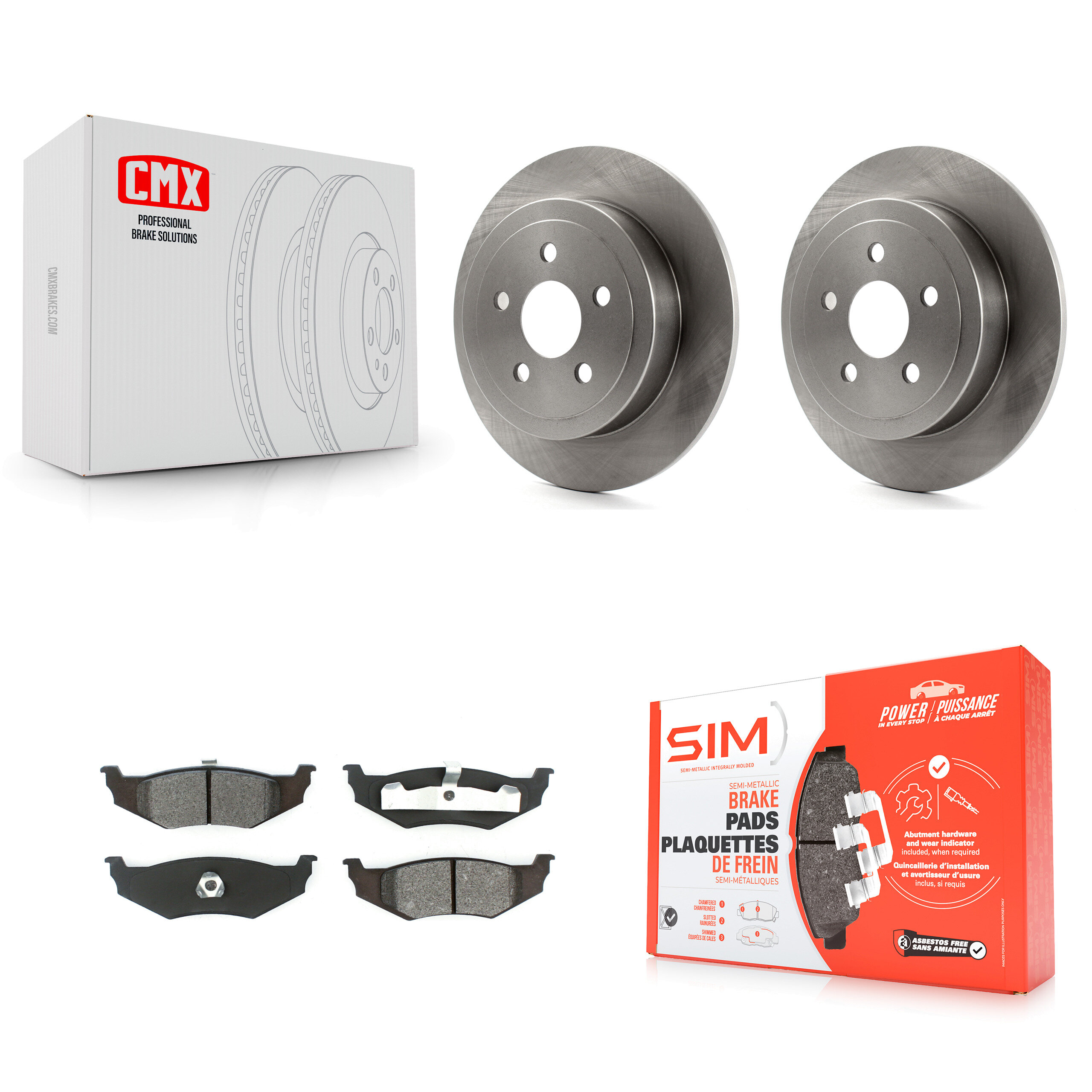 Transit Auto - K8S-101650 - Rear Disc Brake Kits