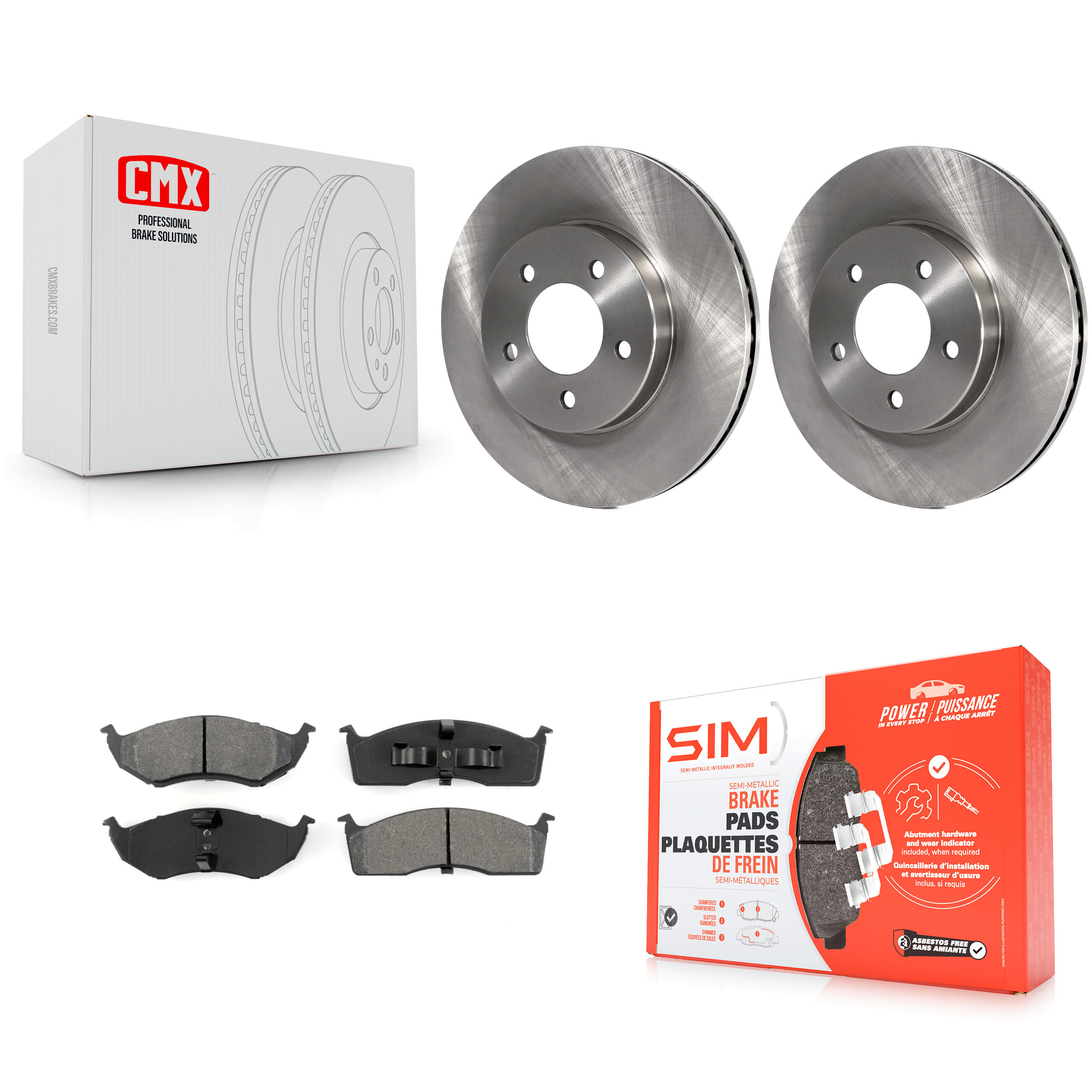 Transit Auto - K8S-105001 - Front Disc Brake Kits