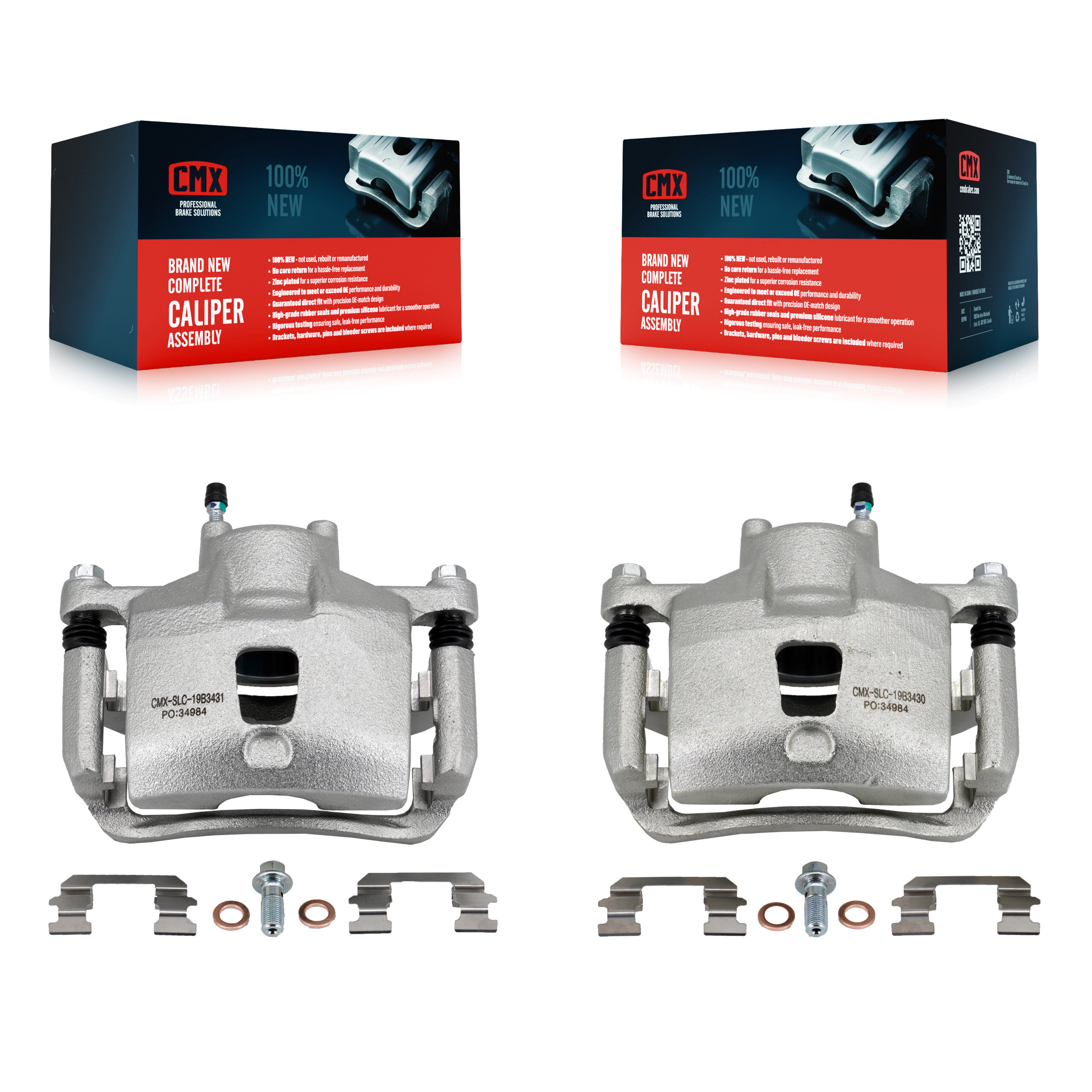 CMX - KBC-100185 - Front Disc Brake Caliper Kits