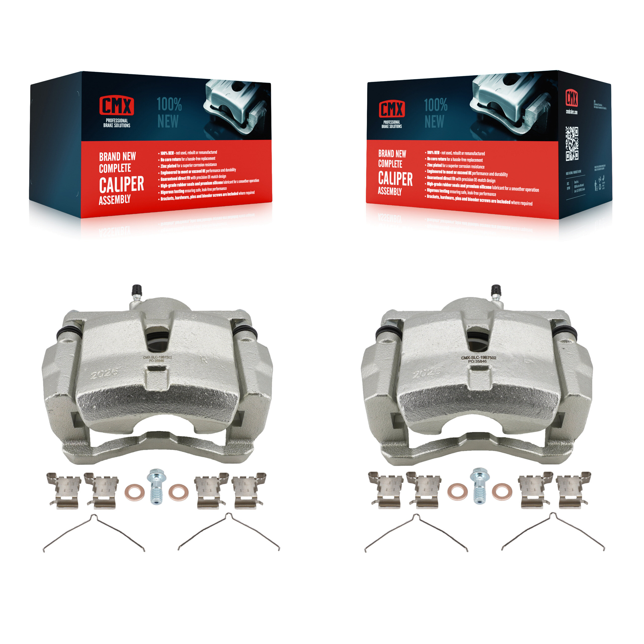 CMX - KBC-100629 - Front Disc Brake Caliper Kits