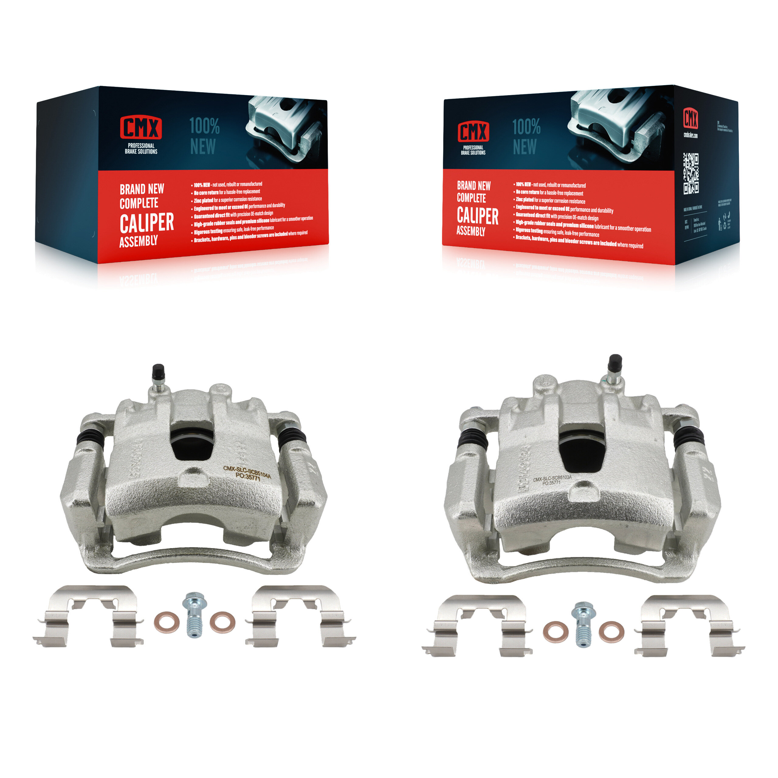 CMX - KBC-100657 - Front Disc Brake Caliper Kits