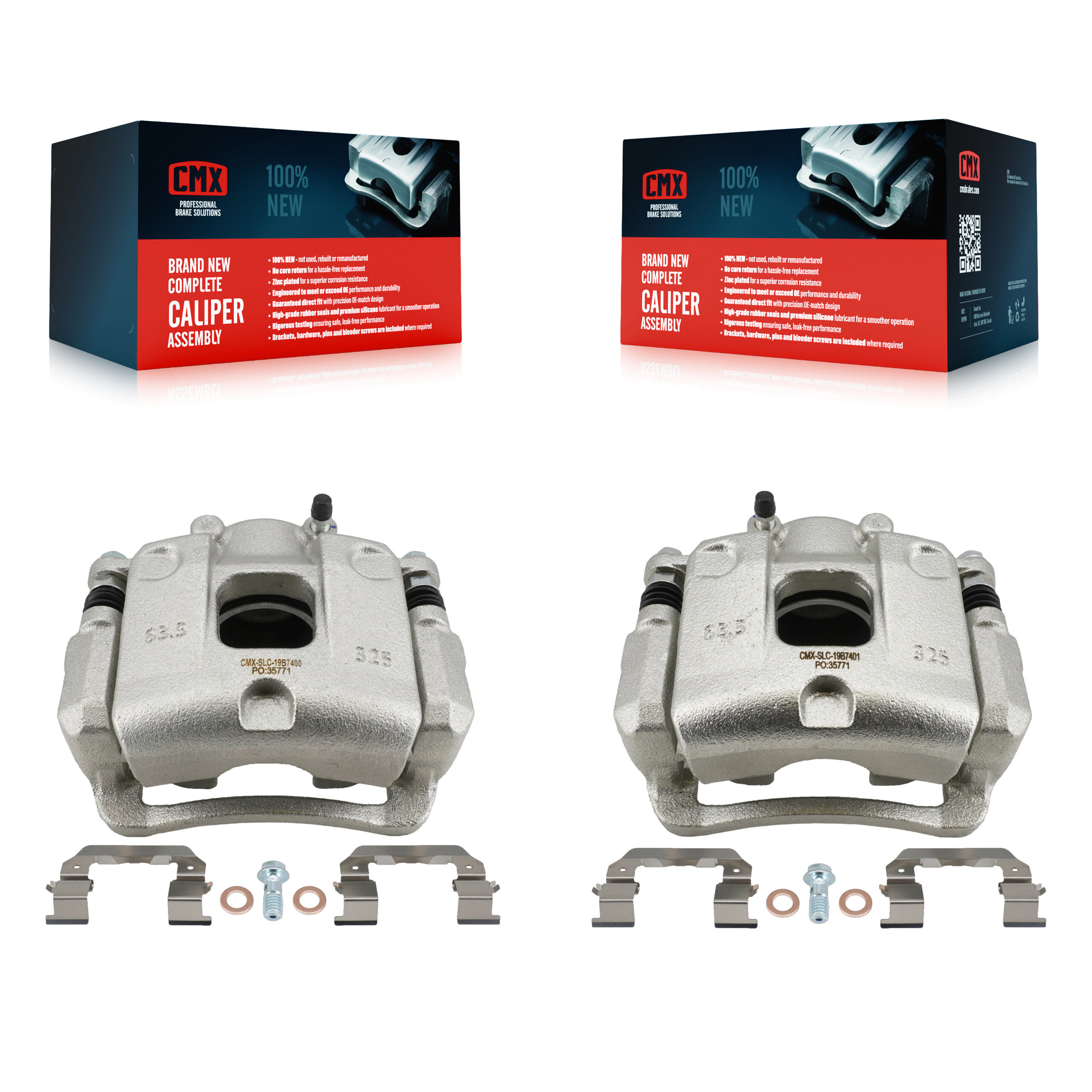 CMX - KBC-100664 - Front Disc Brake Caliper Kits