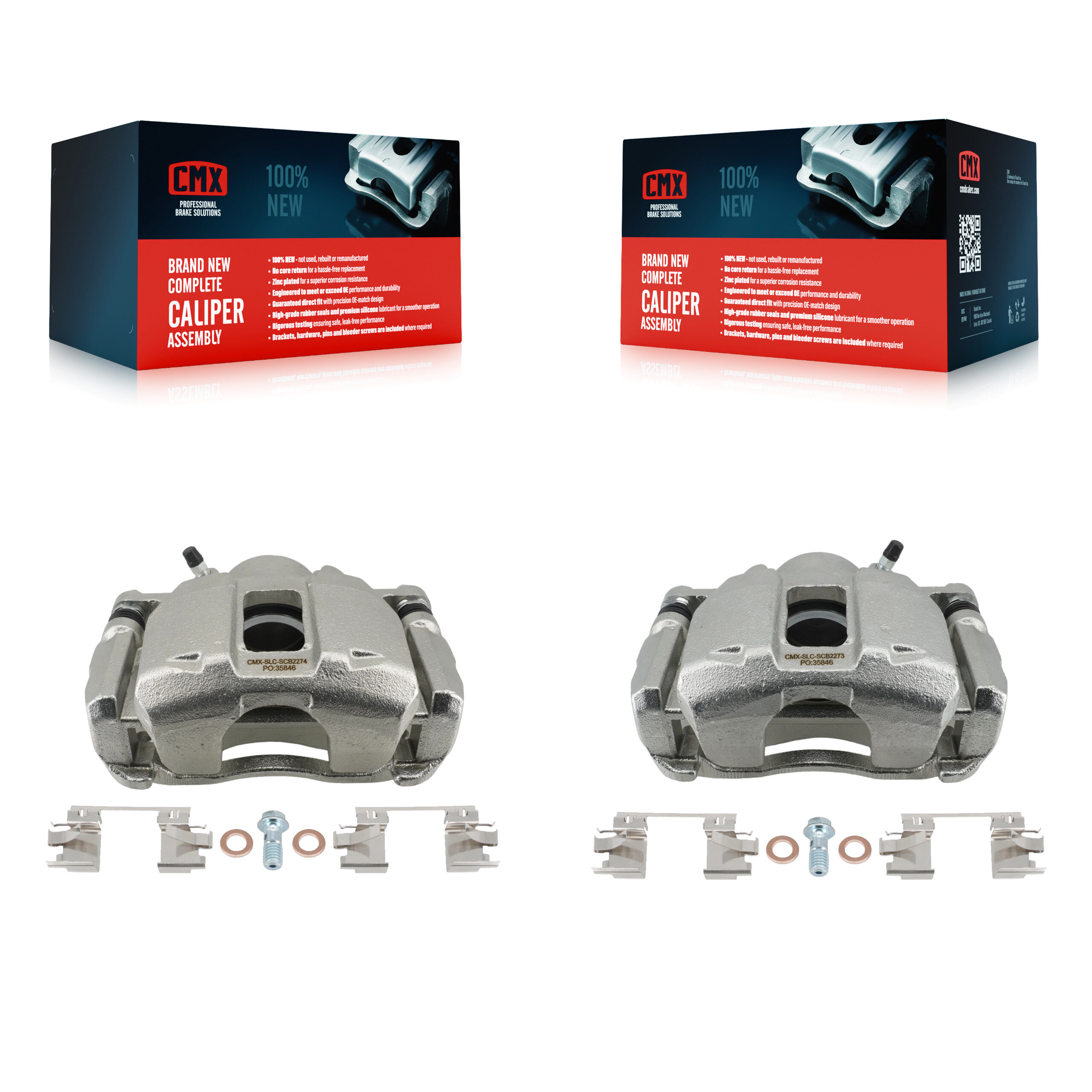 CMX - KBC-100908 - Front Disc Brake Caliper Kits